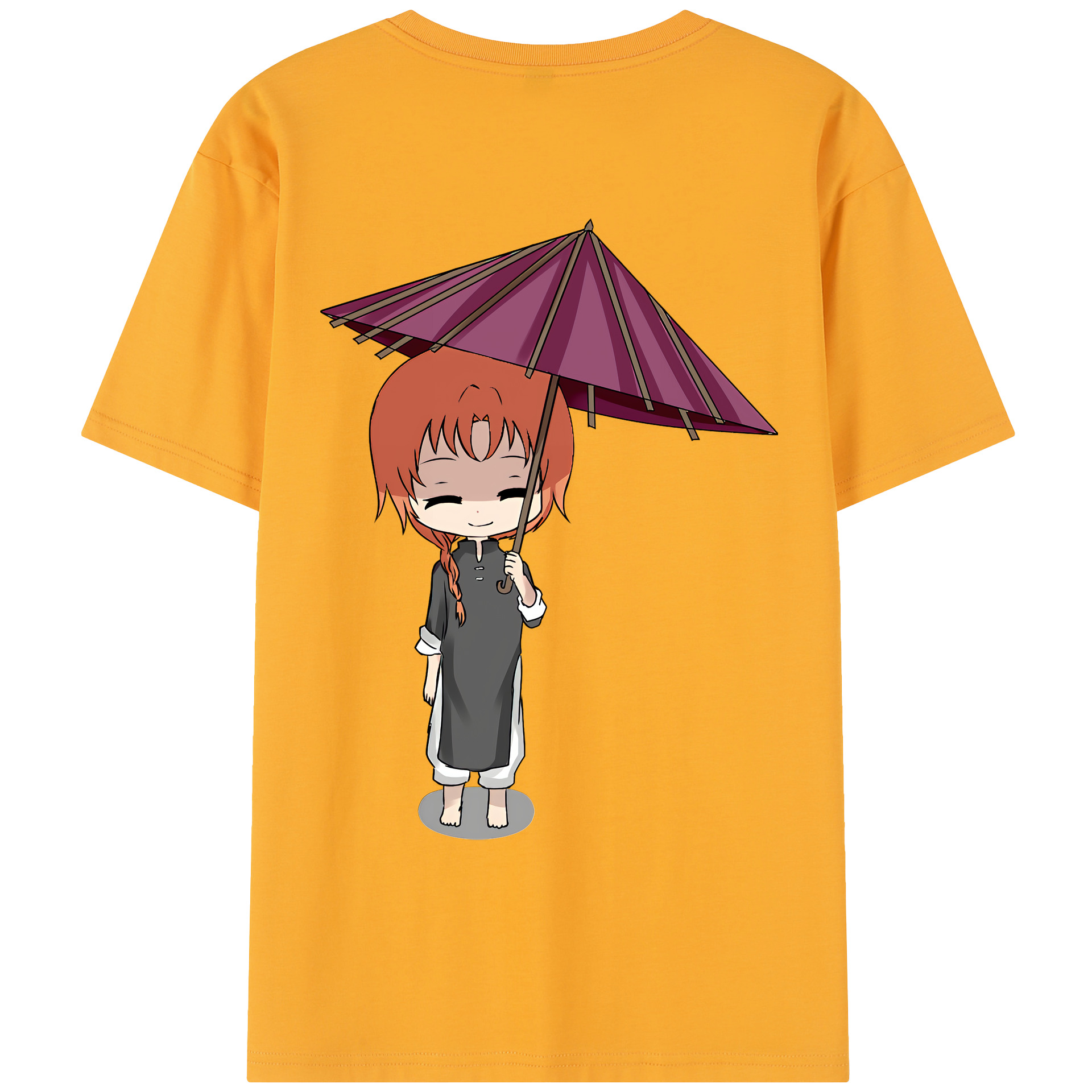 （画像用） ぎんたま 坂田銀時（さかたぎんとき） 神楽 志村新八（しむら しんぱち） GINTAMA Sakata Gintoki Kagura Shimura Shinpachi レディース半袖Tシャツ(バックプリント)