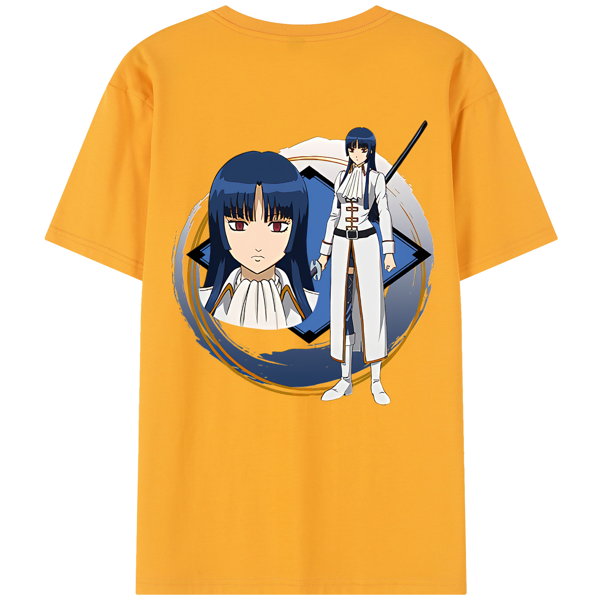 （画像用） ぎんたま 坂田銀時（さかたぎんとき） 神楽 志村新八（しむら しんぱち） GINTAMA Sakata Gintoki Kagura Shimura Shinpachi レディース半袖Tシャツ(バックプリント)