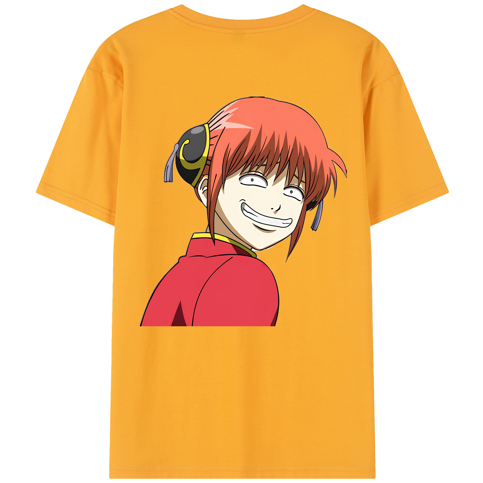 （画像用） ぎんたま 坂田銀時（さかたぎんとき） 神楽 志村新八（しむら しんぱち） GINTAMA Sakata Gintoki Kagura Shimura Shinpachi レディース半袖Tシャツ(バックプリント)