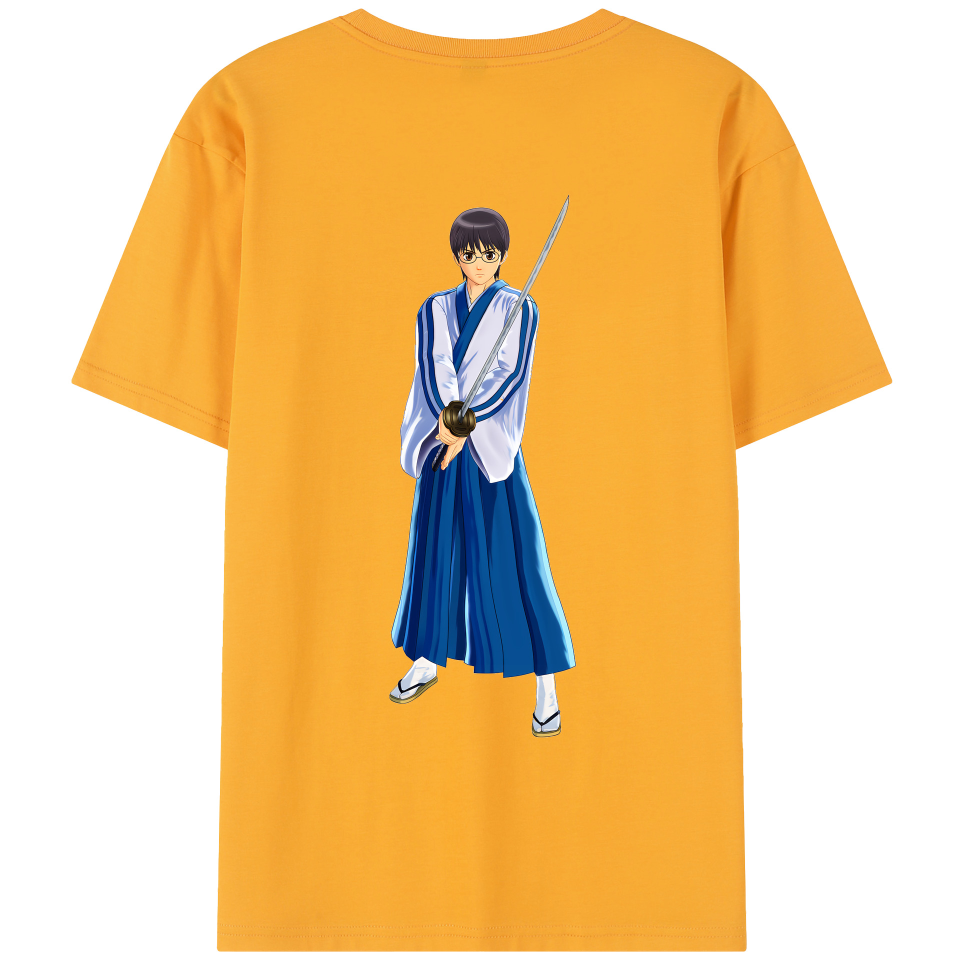 （画像用） ぎんたま 坂田銀時（さかたぎんとき） 神楽 志村新八（しむら しんぱち） GINTAMA Sakata Gintoki Kagura Shimura Shinpachi レディース半袖Tシャツ(バックプリント)