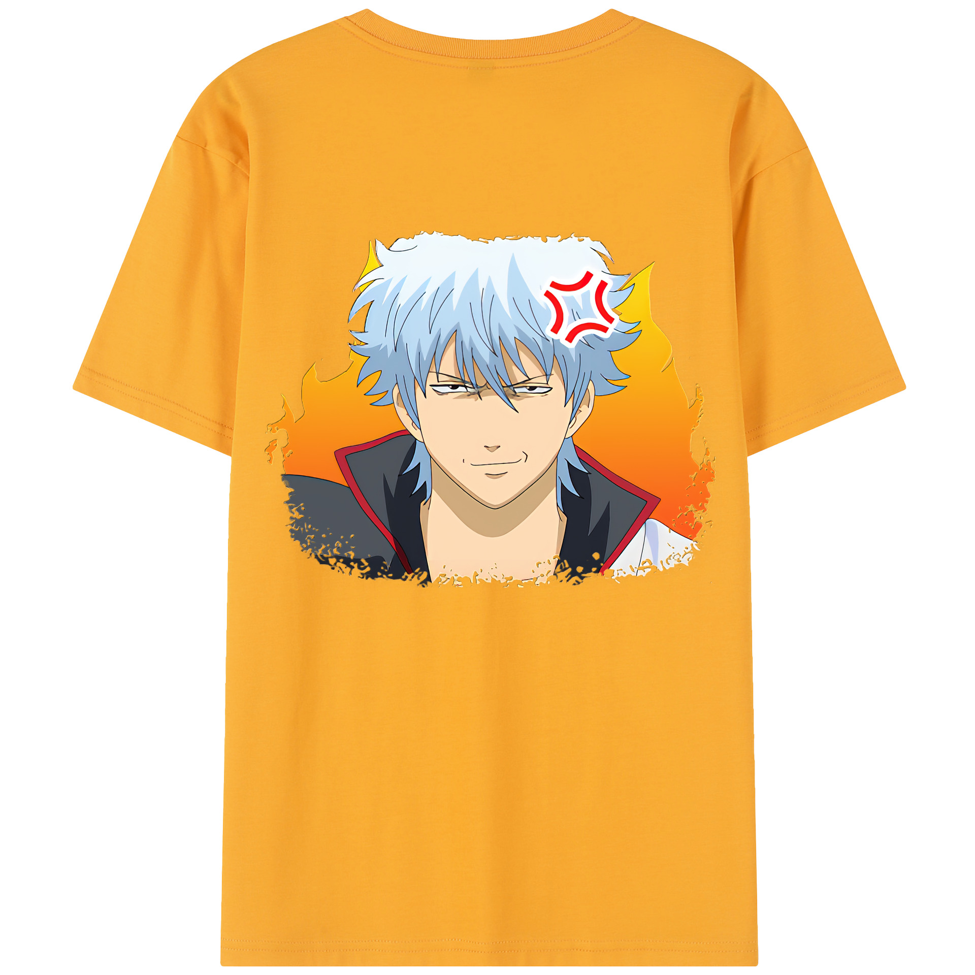 （画像用） ぎんたま 坂田銀時（さかたぎんとき） 神楽 志村新八（しむら しんぱち） GINTAMA Sakata Gintoki Kagura Shimura Shinpachi レディース半袖Tシャツ(バックプリント)
