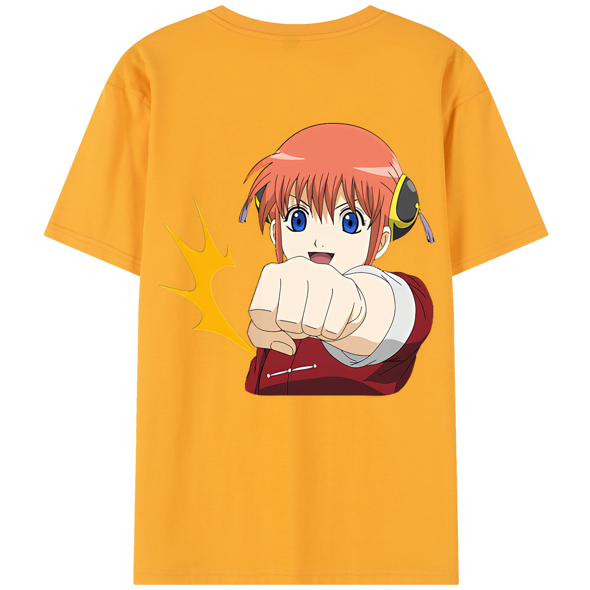 （画像用） ぎんたま 坂田銀時（さかたぎんとき） 神楽 志村新八（しむら しんぱち） GINTAMA Sakata Gintoki Kagura Shimura Shinpachi レディース半袖Tシャツ(バックプリント)