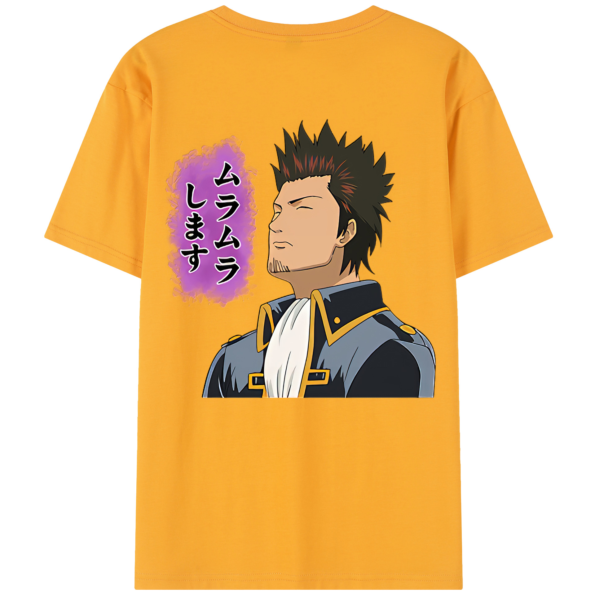 （画像用） ぎんたま 坂田銀時（さかたぎんとき） 神楽 志村新八（しむら しんぱち） GINTAMA Sakata Gintoki Kagura Shimura Shinpachi レディース半袖Tシャツ(バックプリント)
