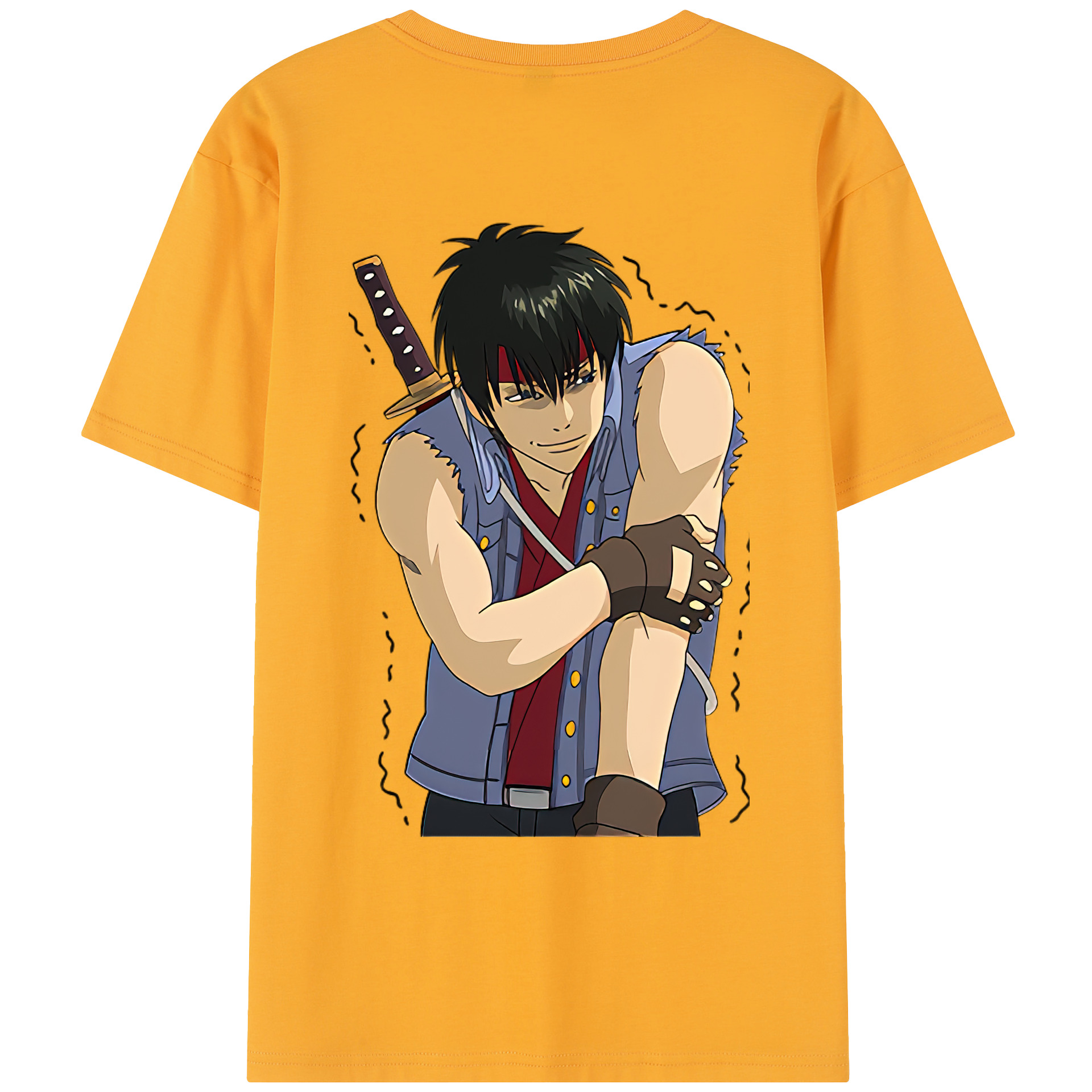 （画像用） ぎんたま 坂田銀時（さかたぎんとき） 神楽 志村新八（しむら しんぱち） GINTAMA Sakata Gintoki Kagura Shimura Shinpachi レディース半袖Tシャツ(バックプリント)
