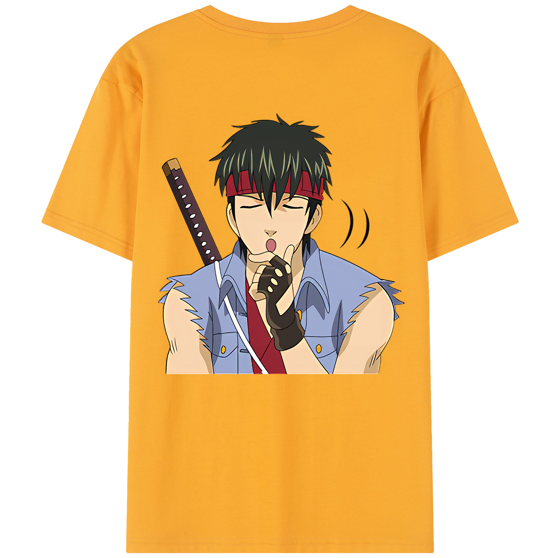 （画像用） ぎんたま 坂田銀時（さかたぎんとき） 神楽 志村新八（しむら しんぱち） GINTAMA Sakata Gintoki Kagura Shimura Shinpachi レディース半袖Tシャツ(バックプリント)