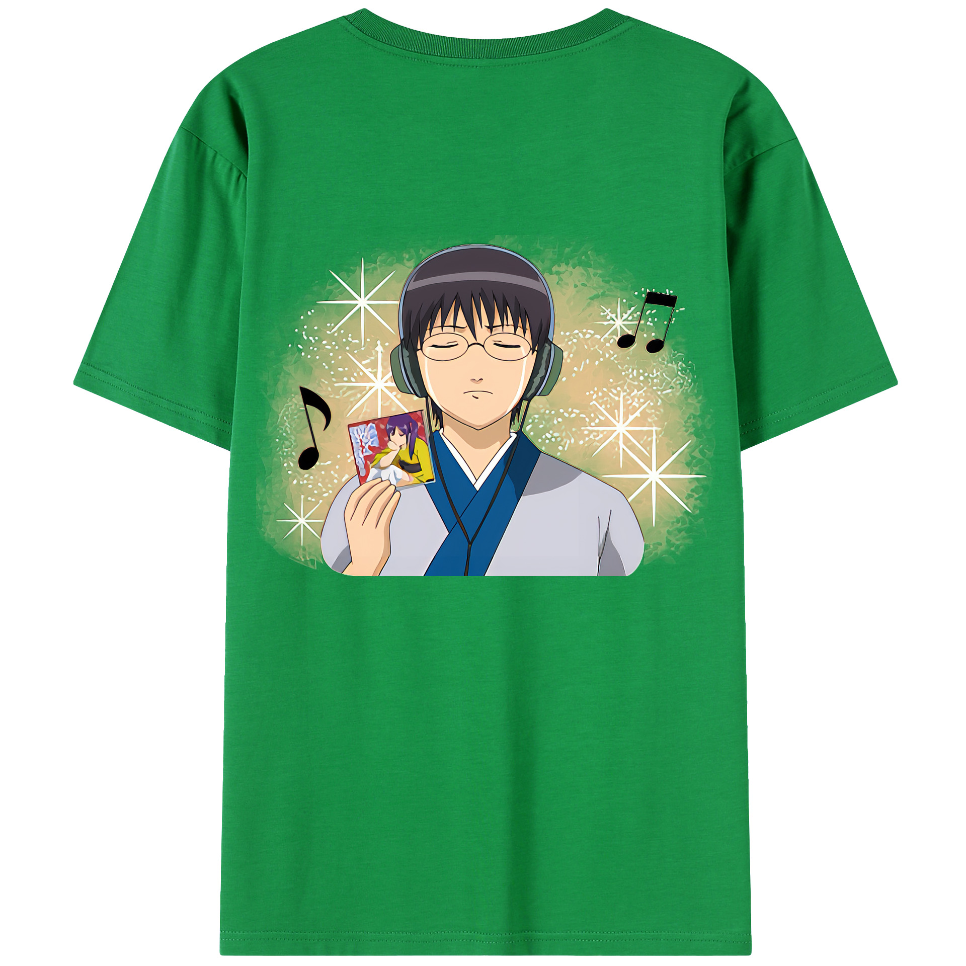 （画像用） ぎんたま 坂田銀時（さかたぎんとき） 神楽 志村新八（しむら しんぱち） GINTAMA Sakata Gintoki Kagura Shimura Shinpachi レディース半袖Tシャツ(バックプリント)