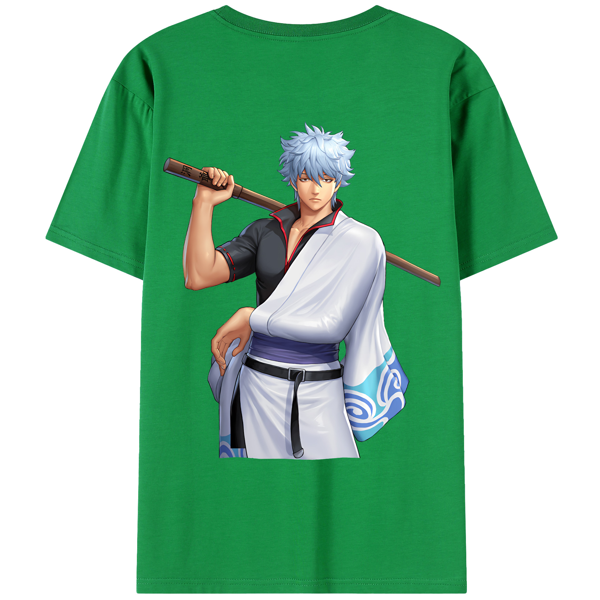 （画像用） ぎんたま 坂田銀時（さかたぎんとき） 神楽 志村新八（しむら しんぱち） GINTAMA Sakata Gintoki Kagura Shimura Shinpachi レディース半袖Tシャツ(バックプリント)