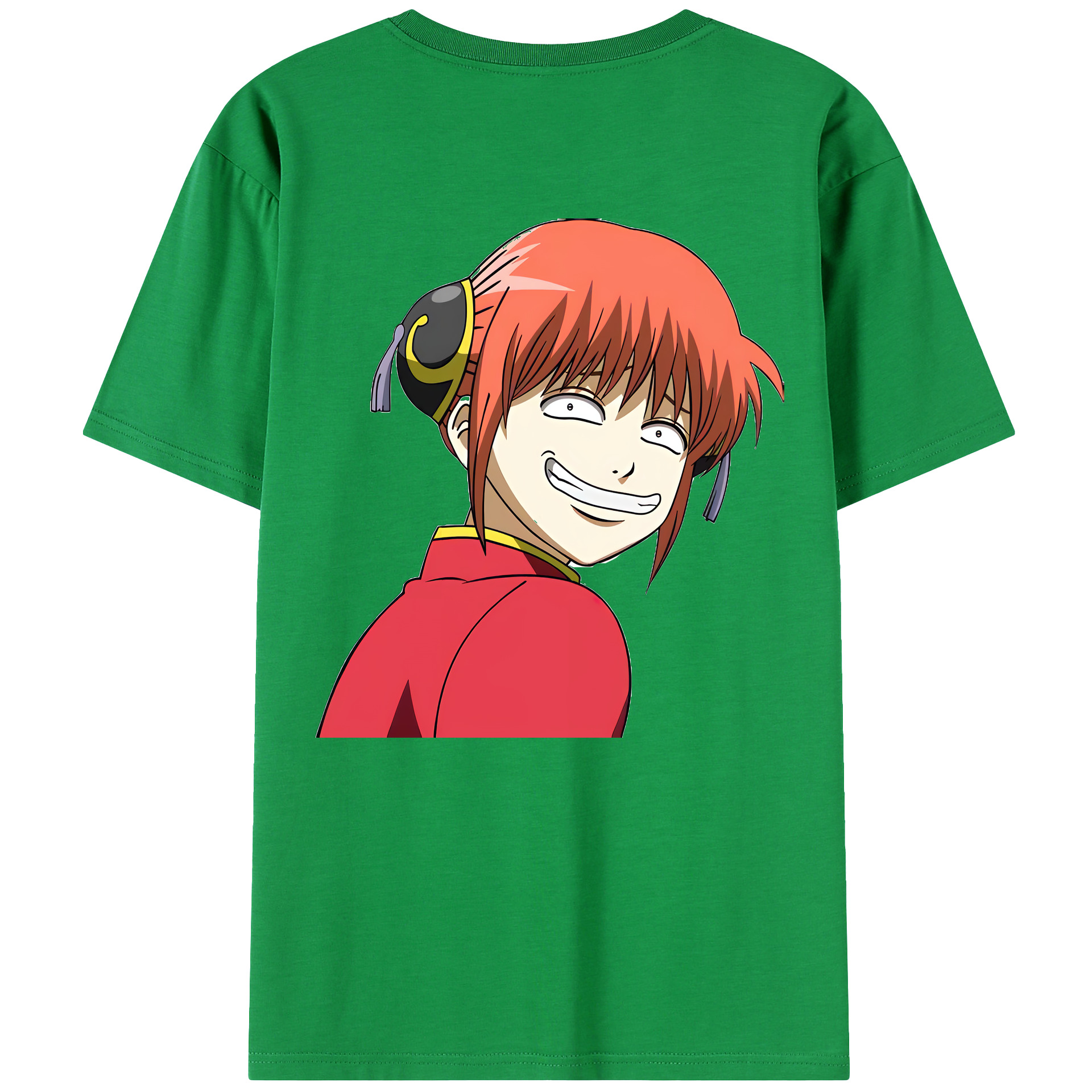 （画像用） ぎんたま 坂田銀時（さかたぎんとき） 神楽 志村新八（しむら しんぱち） GINTAMA Sakata Gintoki Kagura Shimura Shinpachi レディース半袖Tシャツ(バックプリント)