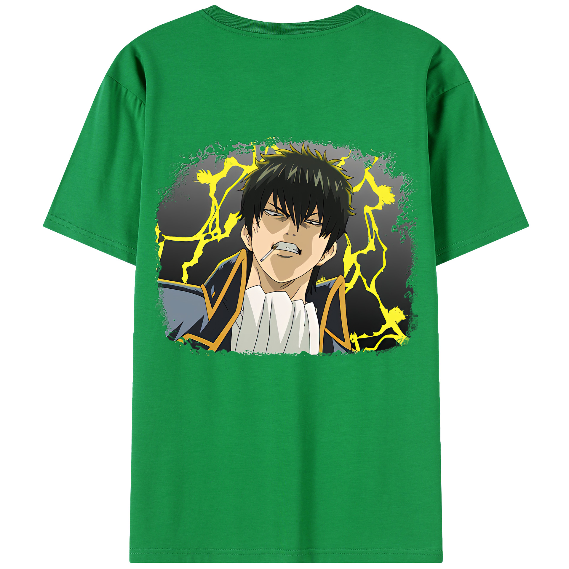（画像用） ぎんたま 坂田銀時（さかたぎんとき） 神楽 志村新八（しむら しんぱち） GINTAMA Sakata Gintoki Kagura Shimura Shinpachi レディース半袖Tシャツ(バックプリント)