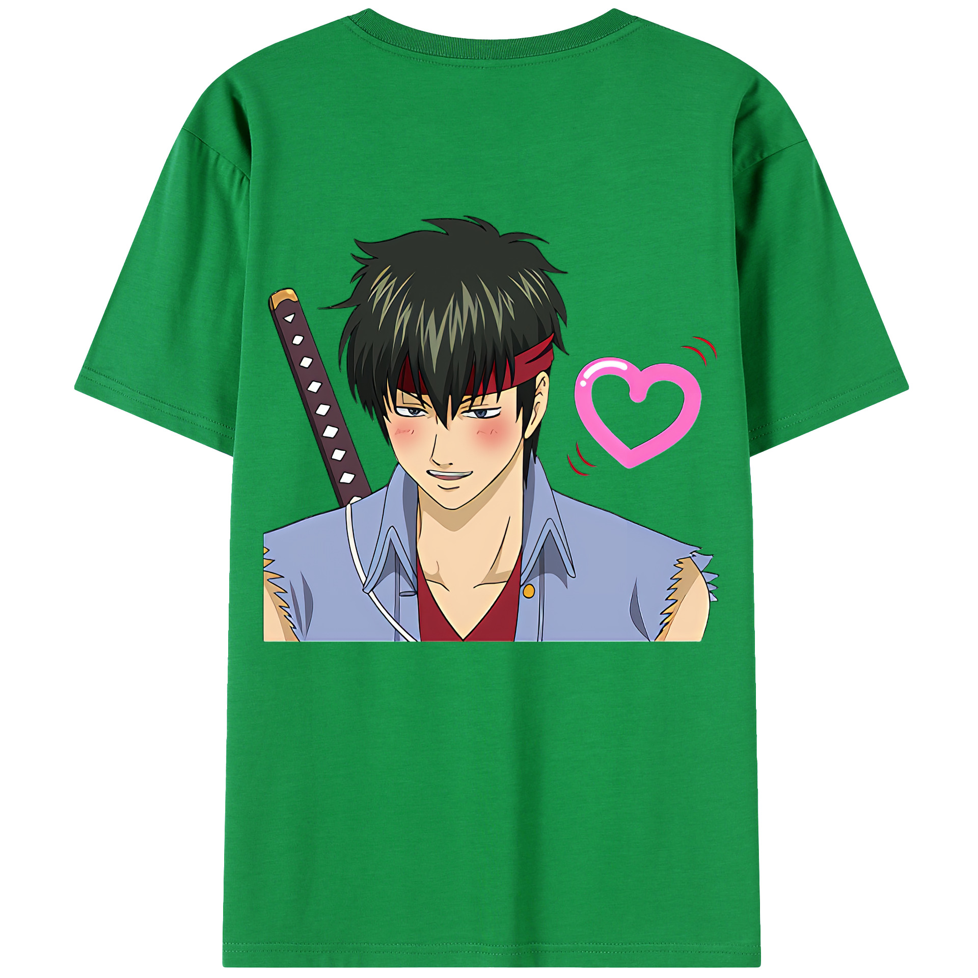 （画像用） ぎんたま 坂田銀時（さかたぎんとき） 神楽 志村新八（しむら しんぱち） GINTAMA Sakata Gintoki Kagura Shimura Shinpachi レディース半袖Tシャツ(バックプリント)