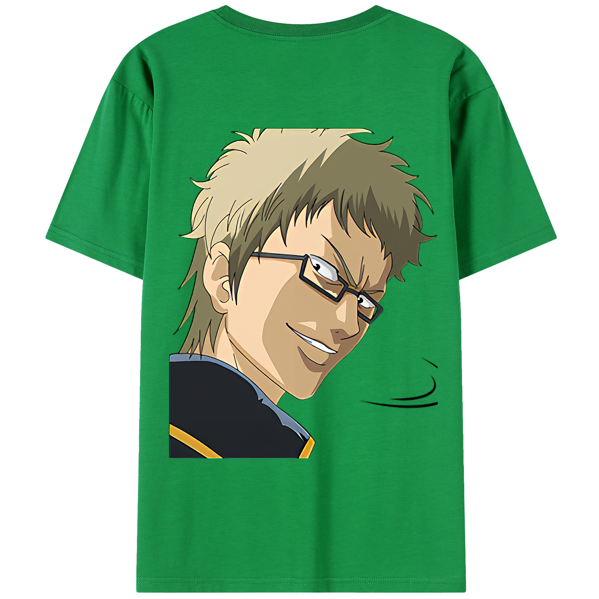 （画像用） ぎんたま 坂田銀時（さかたぎんとき） 神楽 志村新八（しむら しんぱち） GINTAMA Sakata Gintoki Kagura Shimura Shinpachi レディース半袖Tシャツ(バックプリント)