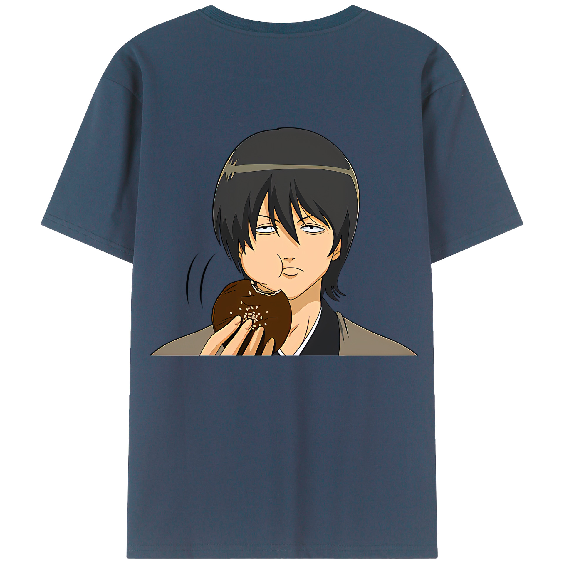 （画像用） ぎんたま 坂田銀時（さかたぎんとき） 神楽 志村新八（しむら しんぱち） GINTAMA Sakata Gintoki Kagura Shimura Shinpachi レディース半袖Tシャツ(バックプリント)