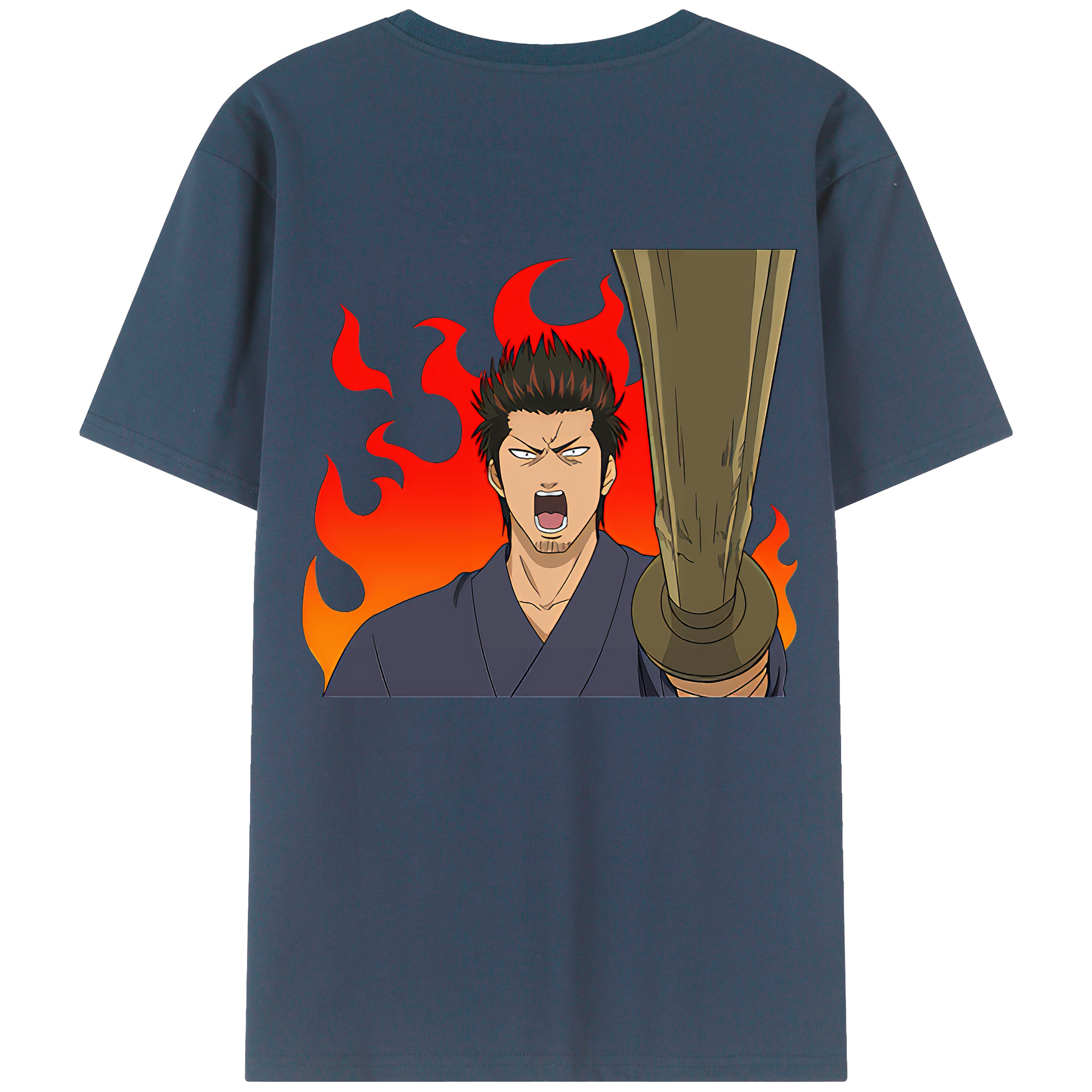 （画像用） ぎんたま 坂田銀時（さかたぎんとき） 神楽 志村新八（しむら しんぱち） GINTAMA Sakata Gintoki Kagura Shimura Shinpachi レディース半袖Tシャツ(バックプリント)
