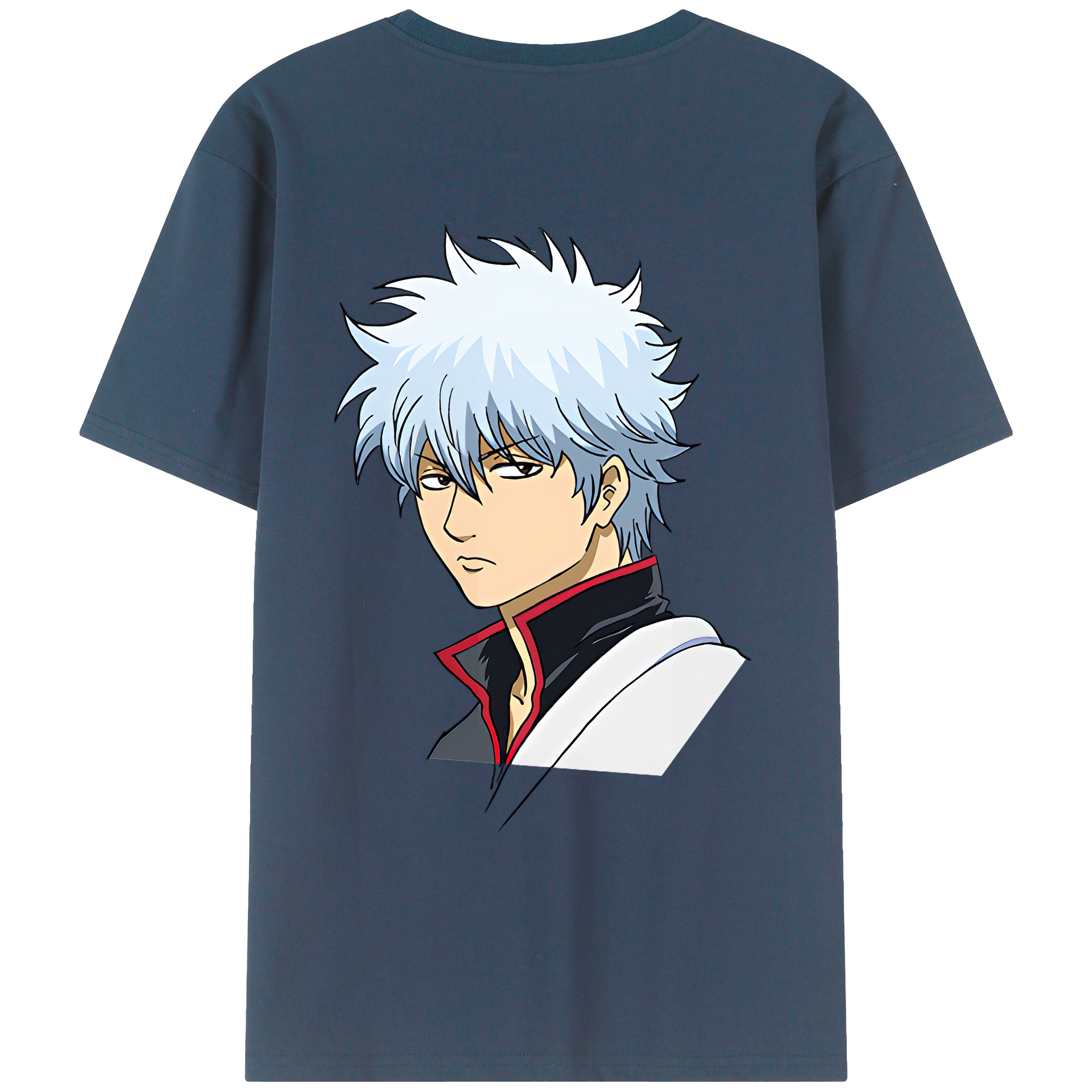 （画像用） ぎんたま 坂田銀時（さかたぎんとき） 神楽 志村新八（しむら しんぱち） GINTAMA Sakata Gintoki Kagura Shimura Shinpachi レディース半袖Tシャツ(バックプリント)