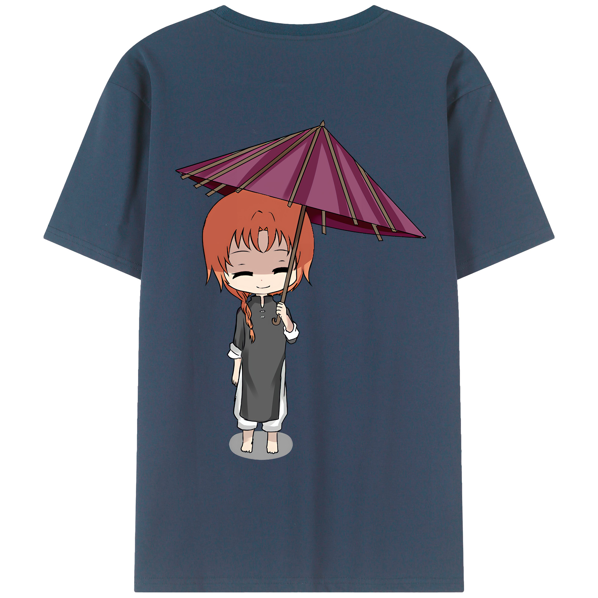 （画像用） ぎんたま 坂田銀時（さかたぎんとき） 神楽 志村新八（しむら しんぱち） GINTAMA Sakata Gintoki Kagura Shimura Shinpachi レディース半袖Tシャツ(バックプリント)