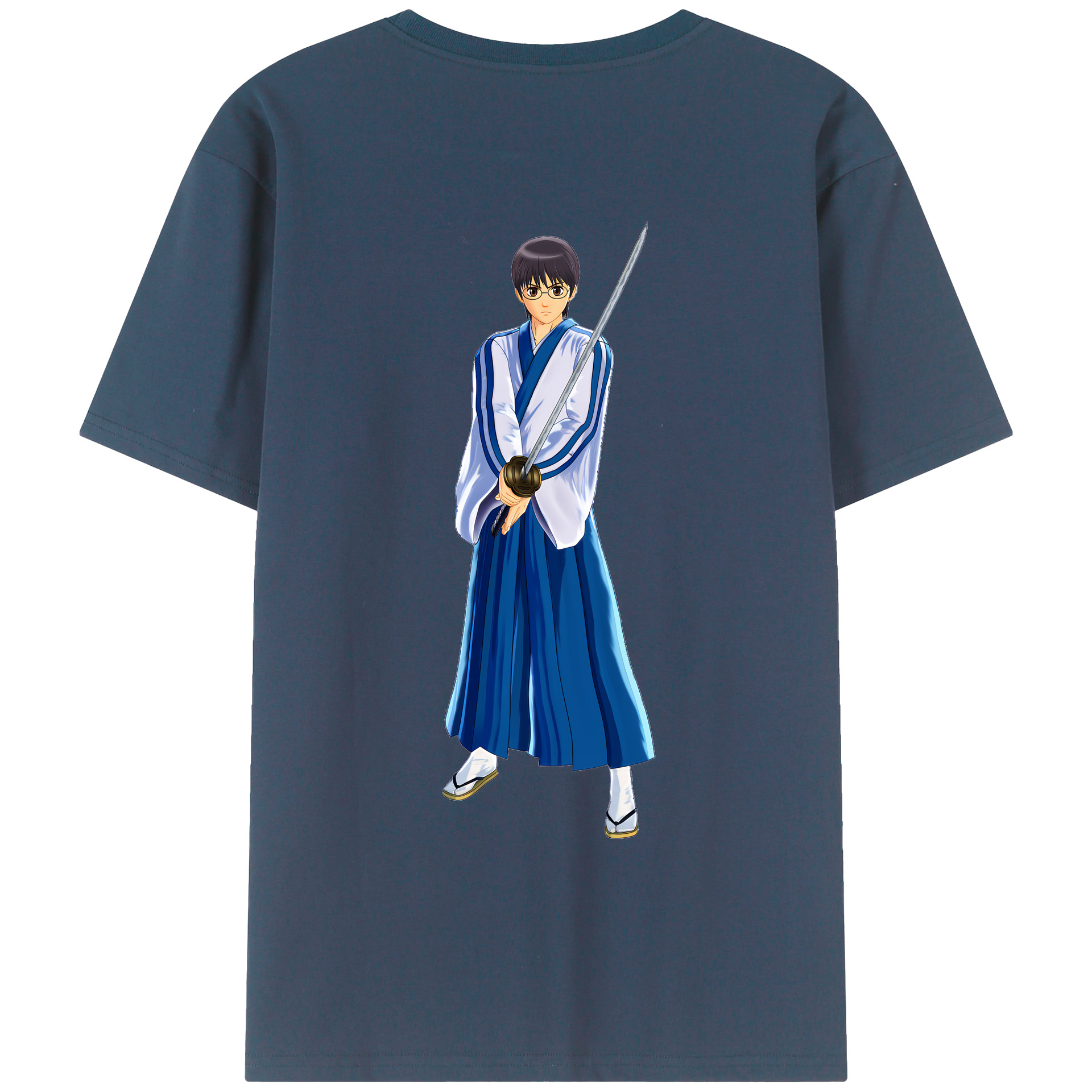 （画像用） ぎんたま 坂田銀時（さかたぎんとき） 神楽 志村新八（しむら しんぱち） GINTAMA Sakata Gintoki Kagura Shimura Shinpachi レディース半袖Tシャツ(バックプリント)