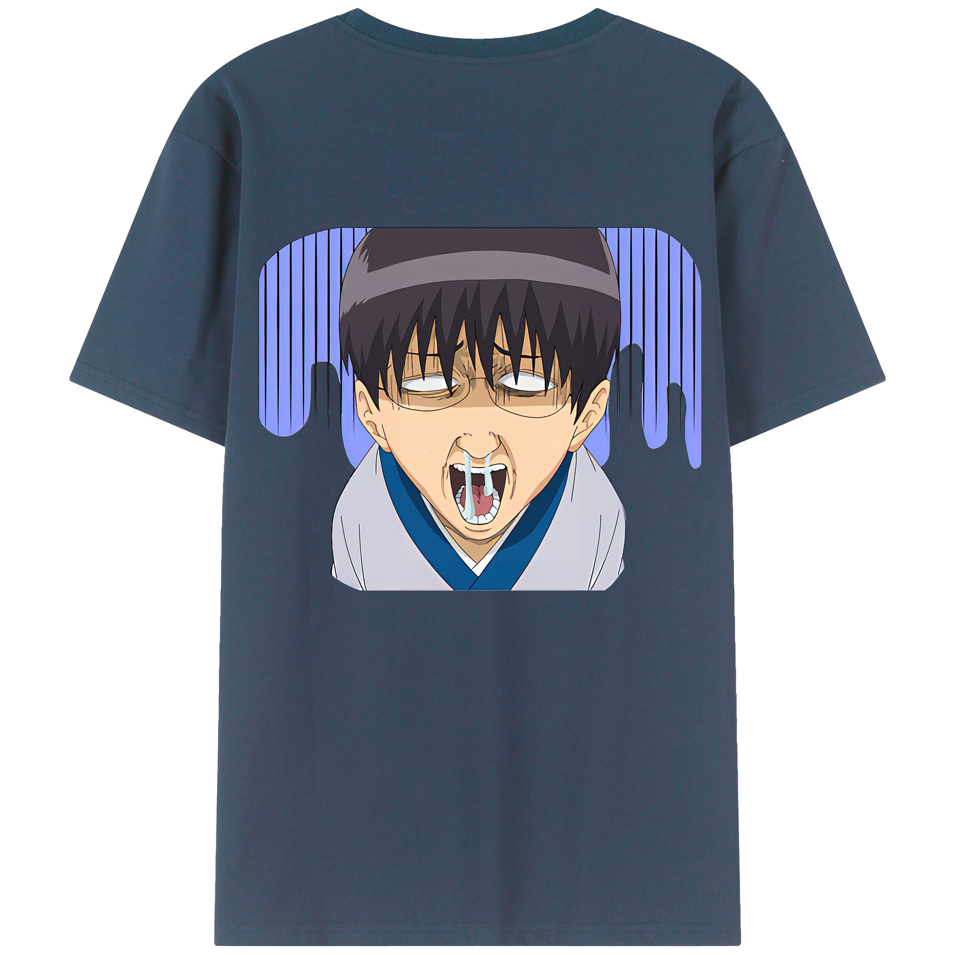 （画像用） ぎんたま 坂田銀時（さかたぎんとき） 神楽 志村新八（しむら しんぱち） GINTAMA Sakata Gintoki Kagura Shimura Shinpachi レディース半袖Tシャツ(バックプリント)