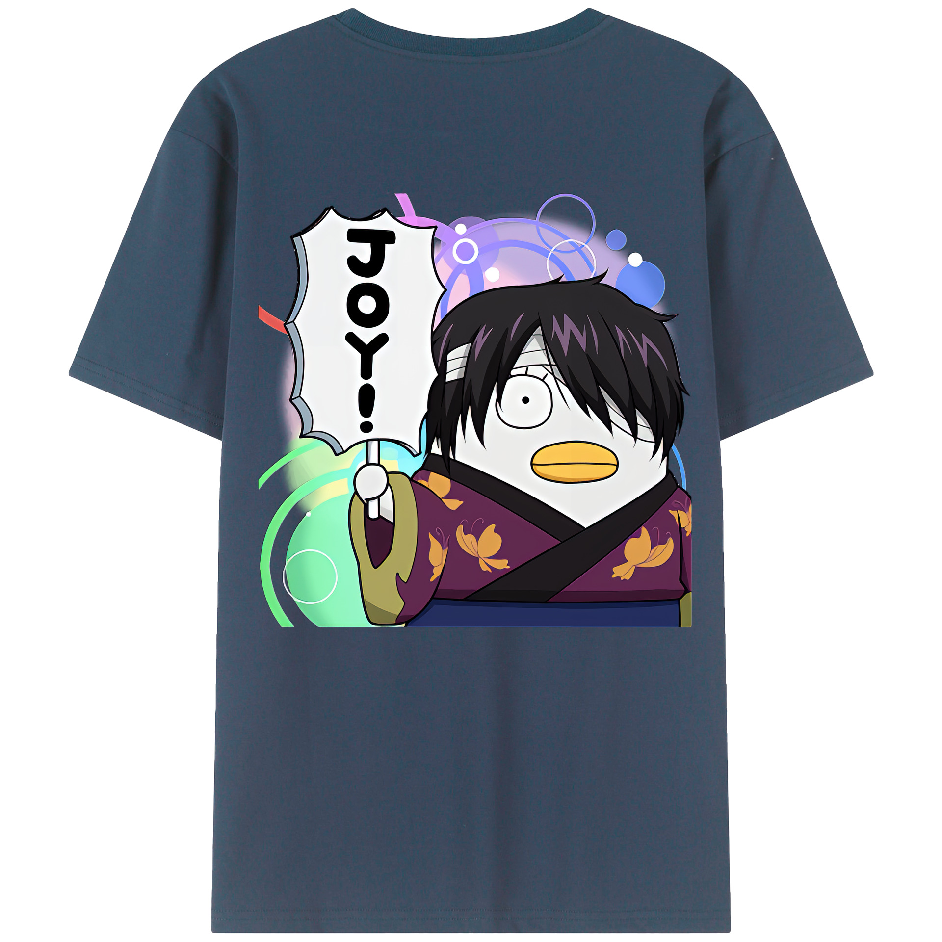 （画像用） ぎんたま 坂田銀時（さかたぎんとき） 神楽 志村新八（しむら しんぱち） GINTAMA Sakata Gintoki Kagura Shimura Shinpachi レディース半袖Tシャツ(バックプリント)