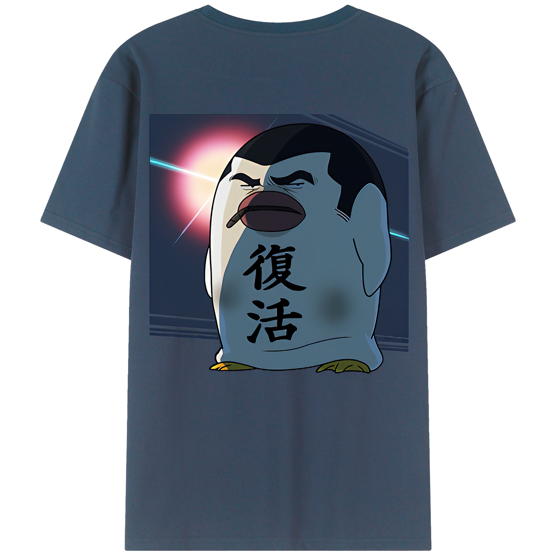 （画像用） ぎんたま 坂田銀時（さかたぎんとき） 神楽 志村新八（しむら しんぱち） GINTAMA Sakata Gintoki Kagura Shimura Shinpachi レディース半袖Tシャツ(バックプリント)