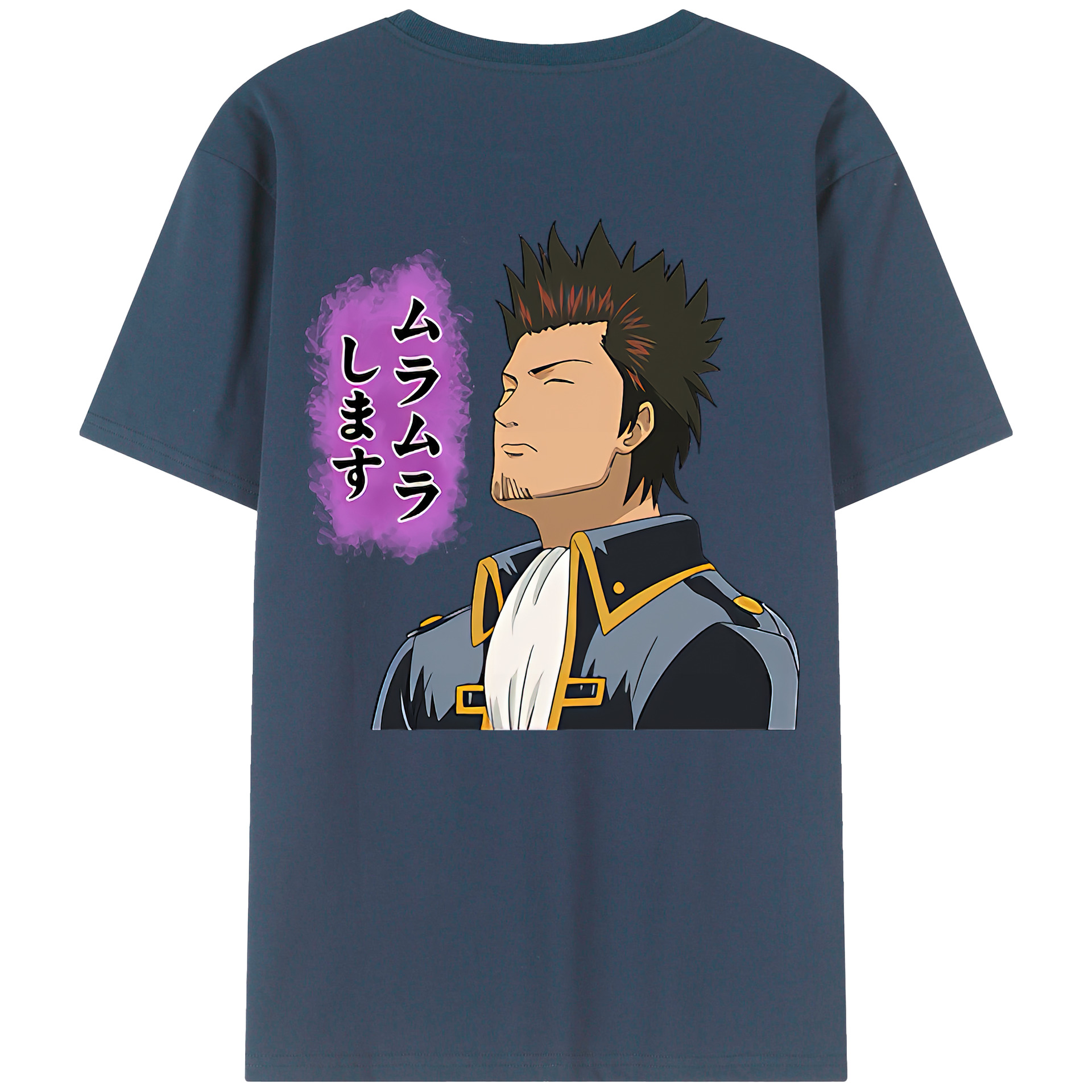 （画像用） ぎんたま 坂田銀時（さかたぎんとき） 神楽 志村新八（しむら しんぱち） GINTAMA Sakata Gintoki Kagura Shimura Shinpachi レディース半袖Tシャツ(バックプリント)