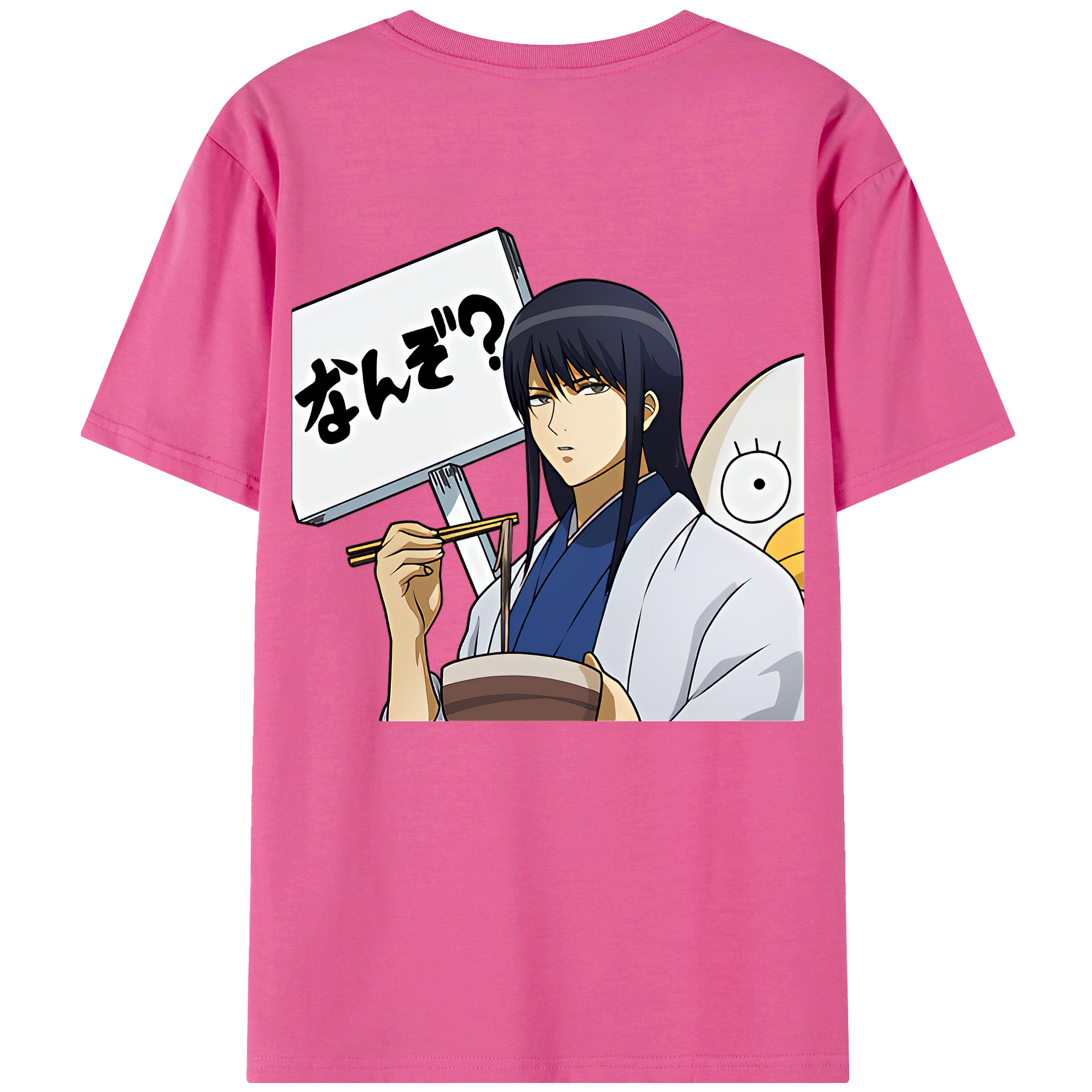 （画像用） ぎんたま 坂田銀時（さかたぎんとき） 神楽 志村新八（しむら しんぱち） GINTAMA Sakata Gintoki Kagura Shimura Shinpachi レディース半袖Tシャツ(バックプリント)