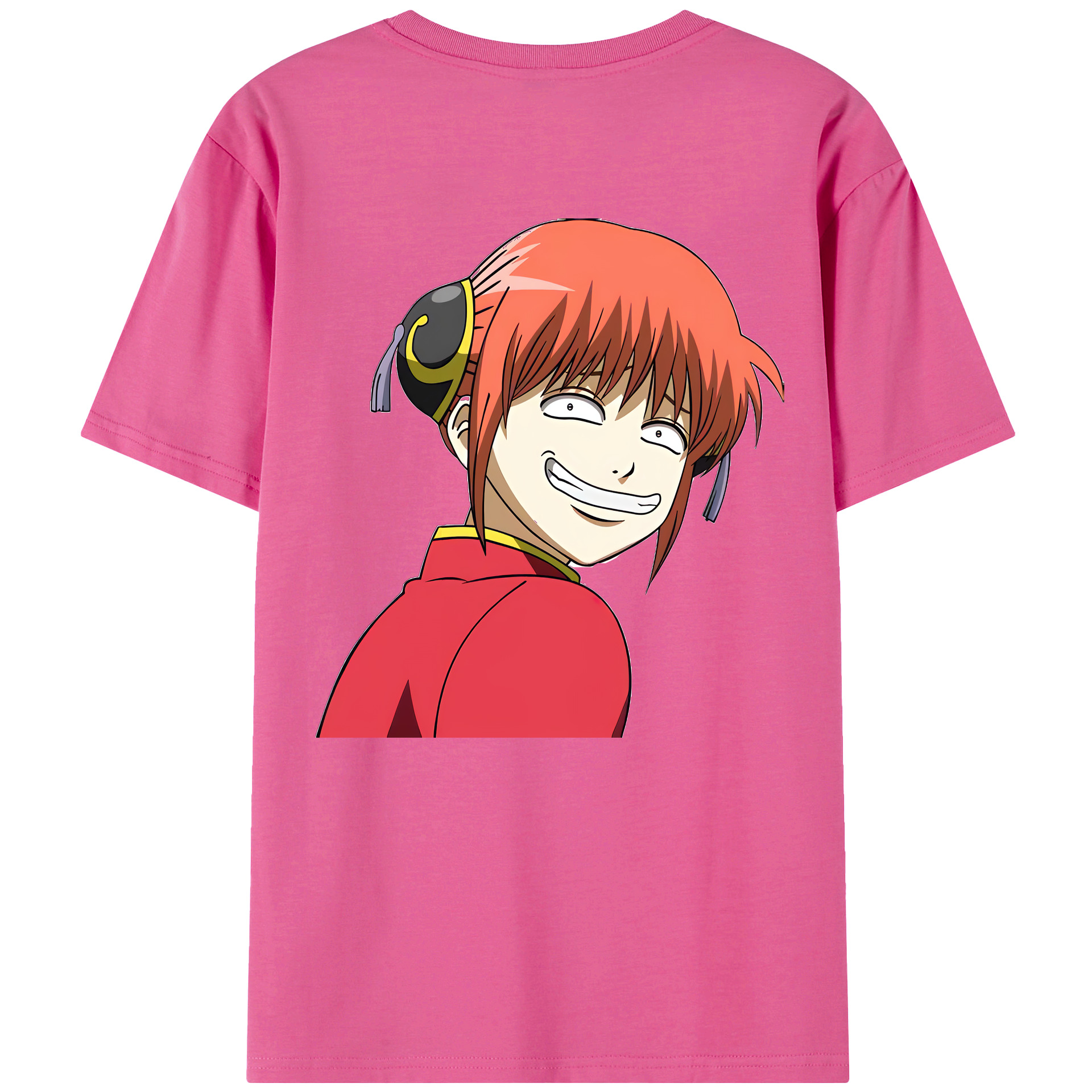 （画像用） ぎんたま 坂田銀時（さかたぎんとき） 神楽 志村新八（しむら しんぱち） GINTAMA Sakata Gintoki Kagura Shimura Shinpachi レディース半袖Tシャツ(バックプリント)