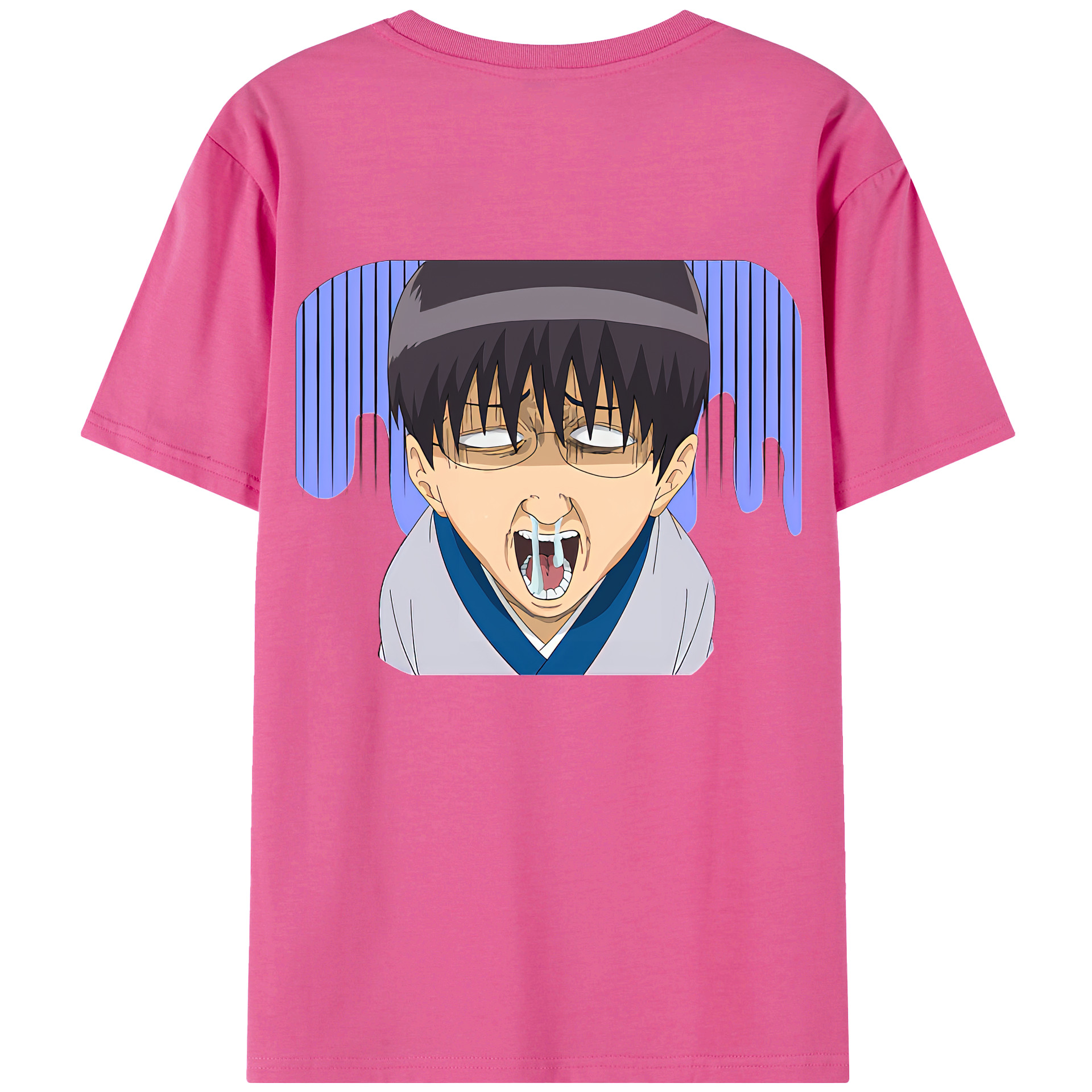 （画像用） ぎんたま 坂田銀時（さかたぎんとき） 神楽 志村新八（しむら しんぱち） GINTAMA Sakata Gintoki Kagura Shimura Shinpachi レディース半袖Tシャツ(バックプリント)