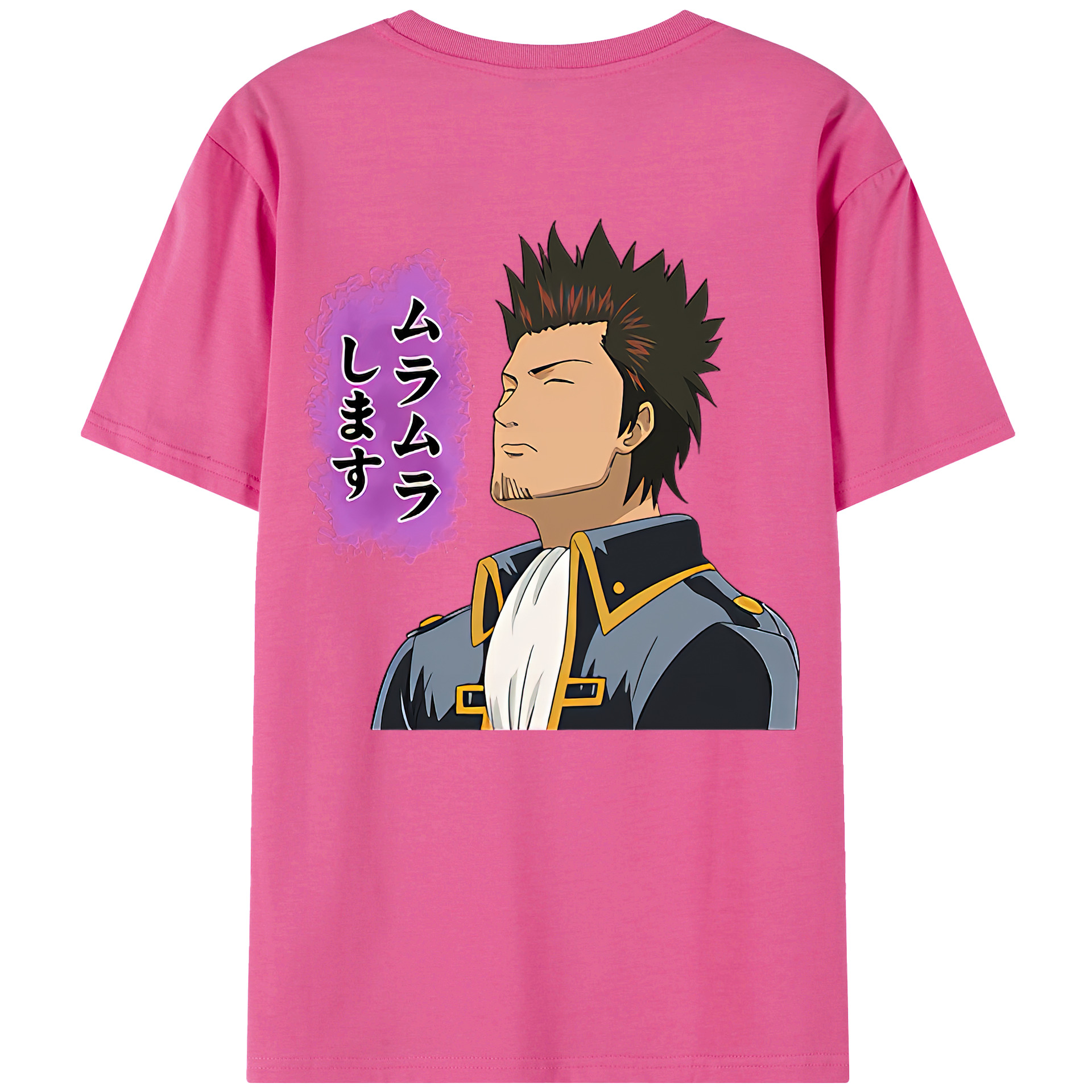 （画像用） ぎんたま 坂田銀時（さかたぎんとき） 神楽 志村新八（しむら しんぱち） GINTAMA Sakata Gintoki Kagura Shimura Shinpachi レディース半袖Tシャツ(バックプリント)