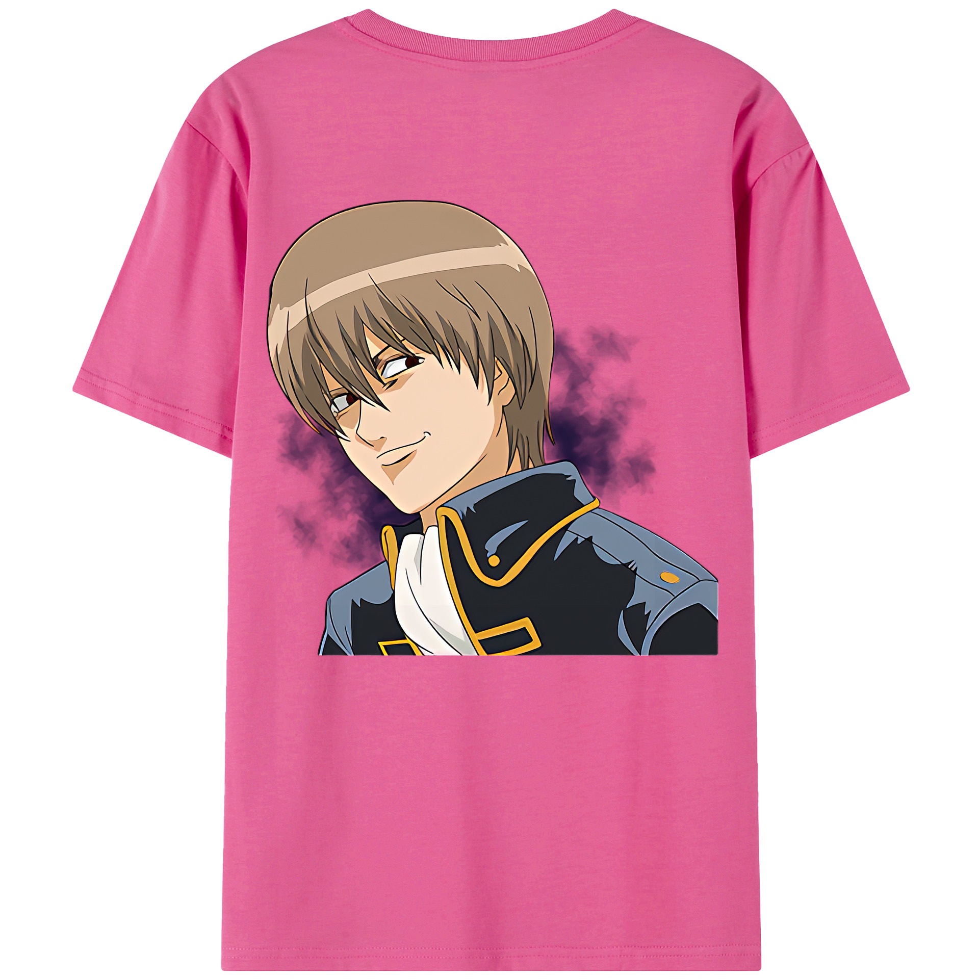 （画像用） ぎんたま 坂田銀時（さかたぎんとき） 神楽 志村新八（しむら しんぱち） GINTAMA Sakata Gintoki Kagura Shimura Shinpachi レディース半袖Tシャツ(バックプリント)