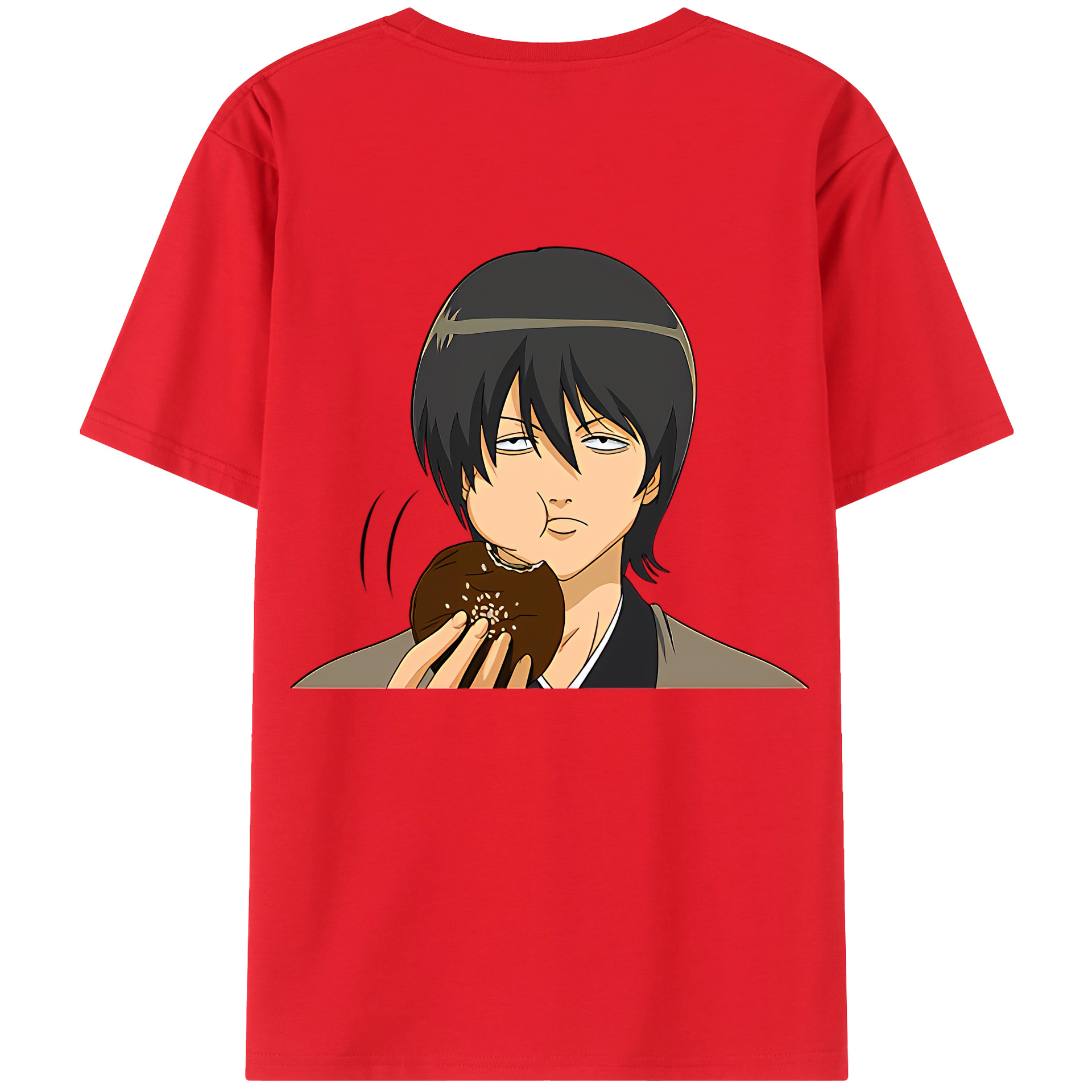 （画像用） ぎんたま 坂田銀時（さかたぎんとき） 神楽 志村新八（しむら しんぱち） GINTAMA Sakata Gintoki Kagura Shimura Shinpachi レディース半袖Tシャツ(バックプリント)
