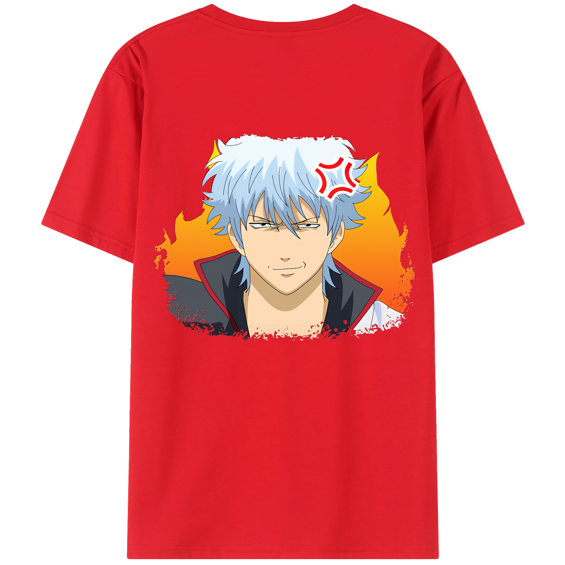 （画像用） ぎんたま 坂田銀時（さかたぎんとき） 神楽 志村新八（しむら しんぱち） GINTAMA Sakata Gintoki Kagura Shimura Shinpachi レディース半袖Tシャツ(バックプリント)