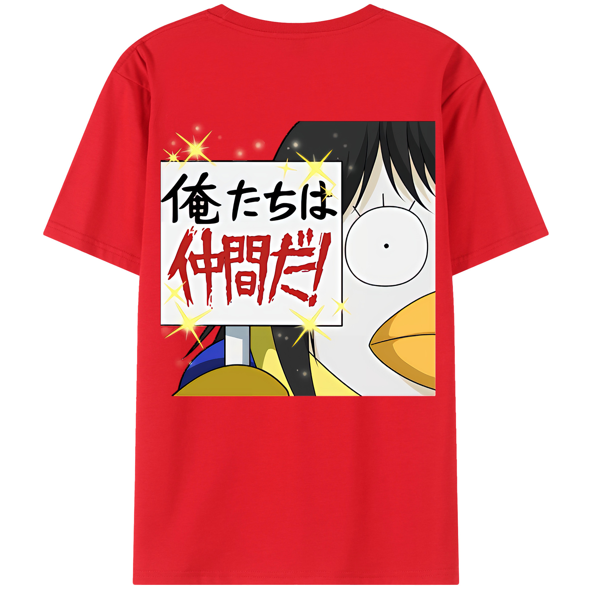（画像用） ぎんたま 坂田銀時（さかたぎんとき） 神楽 志村新八（しむら しんぱち） GINTAMA Sakata Gintoki Kagura Shimura Shinpachi レディース半袖Tシャツ(バックプリント)