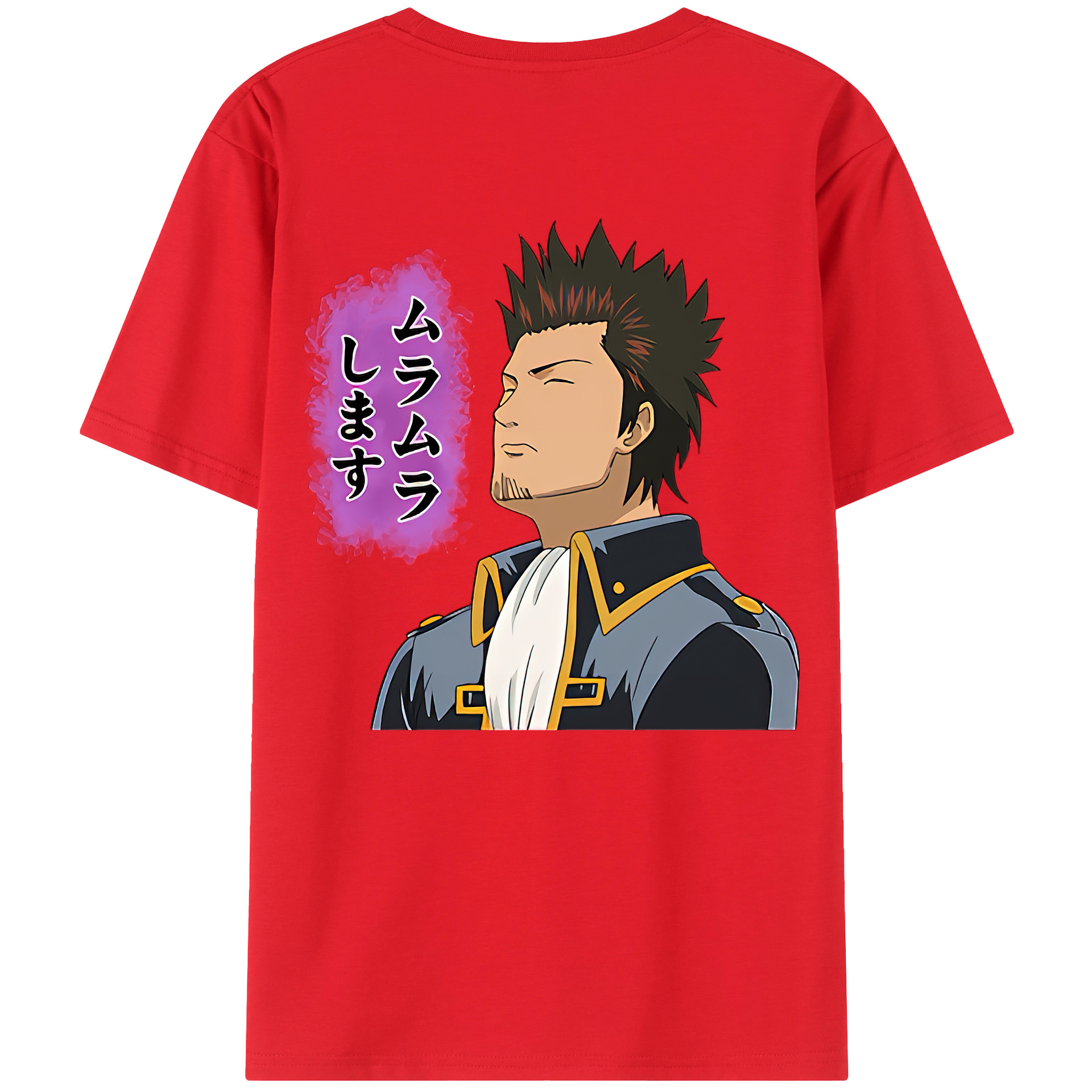 （画像用） ぎんたま 坂田銀時（さかたぎんとき） 神楽 志村新八（しむら しんぱち） GINTAMA Sakata Gintoki Kagura Shimura Shinpachi レディース半袖Tシャツ(バックプリント)