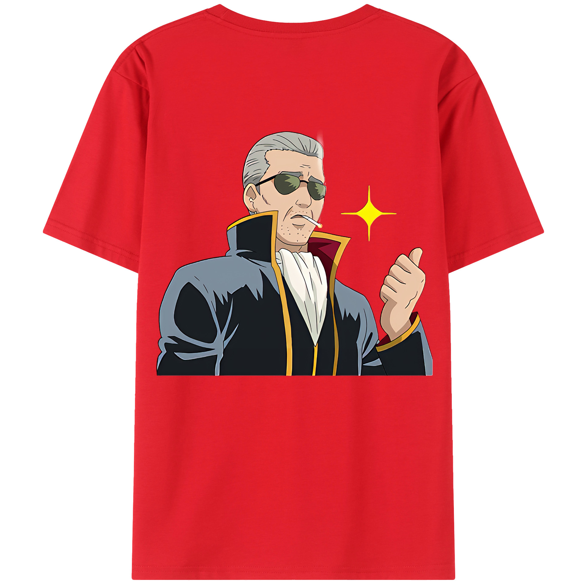 （画像用） ぎんたま 坂田銀時（さかたぎんとき） 神楽 志村新八（しむら しんぱち） GINTAMA Sakata Gintoki Kagura Shimura Shinpachi レディース半袖Tシャツ(バックプリント)