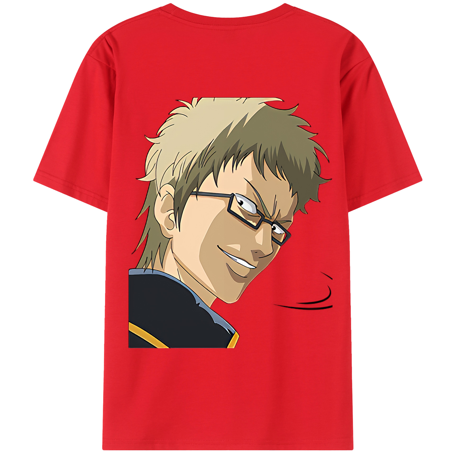 （画像用） ぎんたま 坂田銀時（さかたぎんとき） 神楽 志村新八（しむら しんぱち） GINTAMA Sakata Gintoki Kagura Shimura Shinpachi レディース半袖Tシャツ(バックプリント)