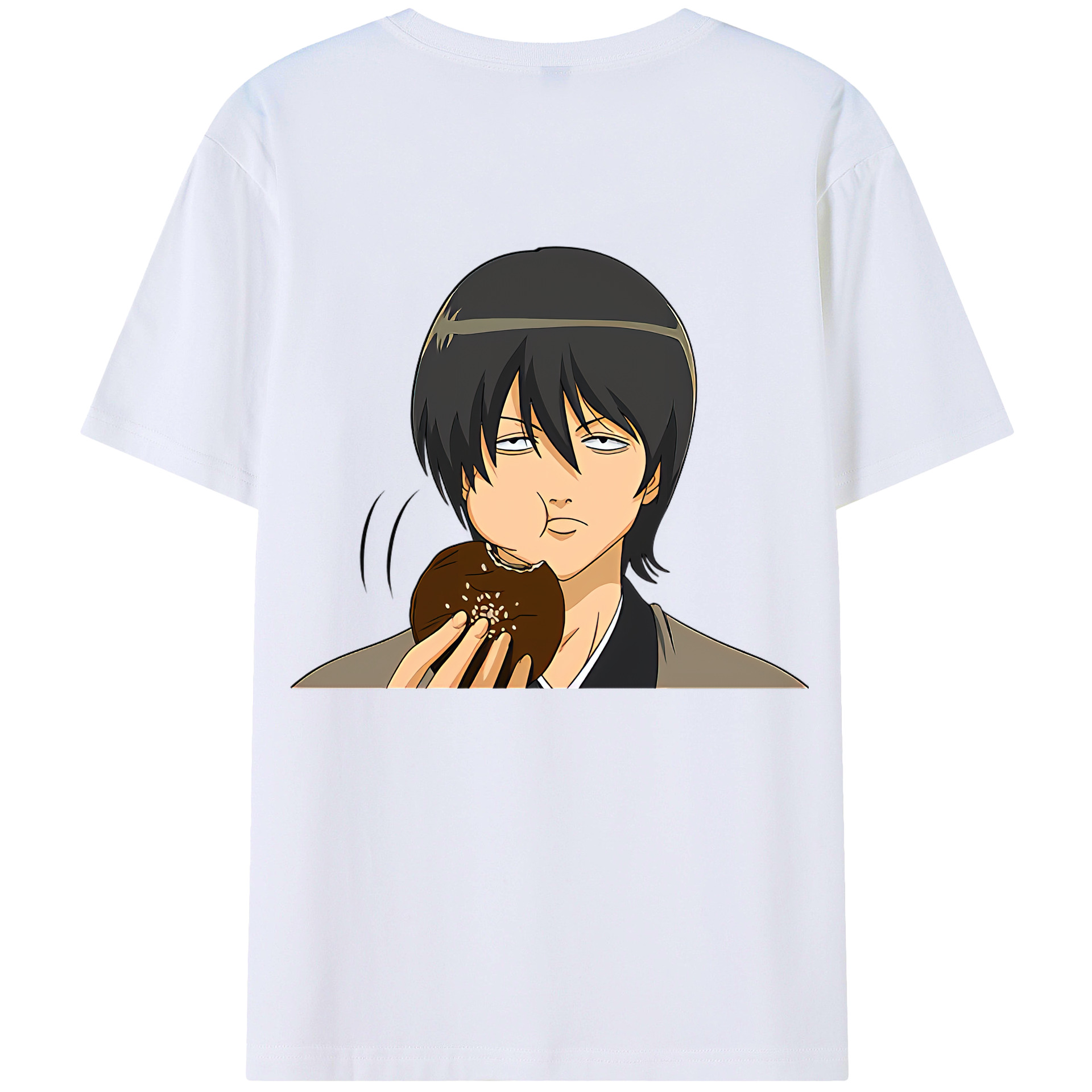 （画像用） ぎんたま 坂田銀時（さかたぎんとき） 神楽 志村新八（しむら しんぱち） GINTAMA Sakata Gintoki Kagura Shimura Shinpachi レディース半袖Tシャツ(バックプリント)