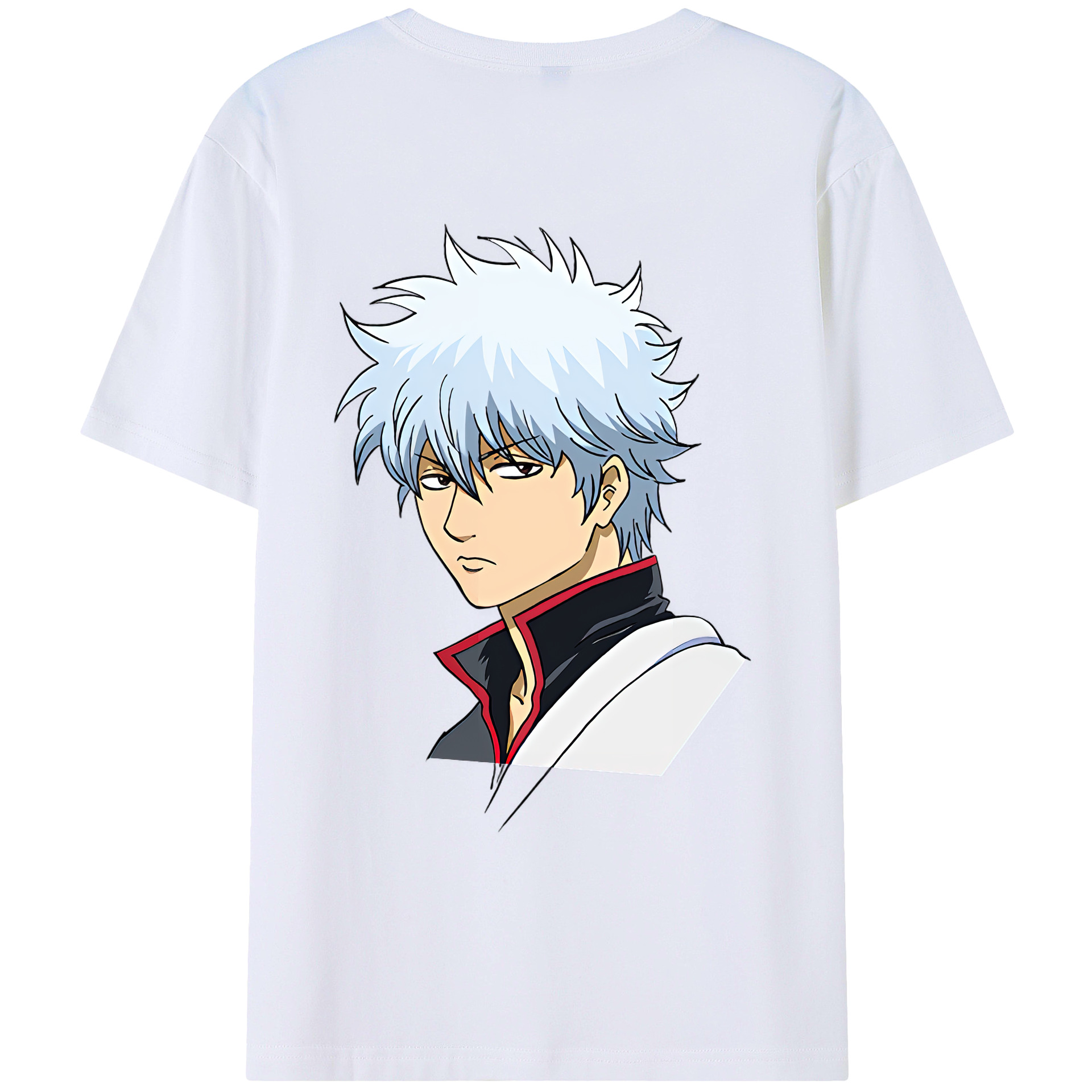 （画像用） ぎんたま 坂田銀時（さかたぎんとき） 神楽 志村新八（しむら しんぱち） GINTAMA Sakata Gintoki Kagura Shimura Shinpachi レディース半袖Tシャツ(バックプリント)