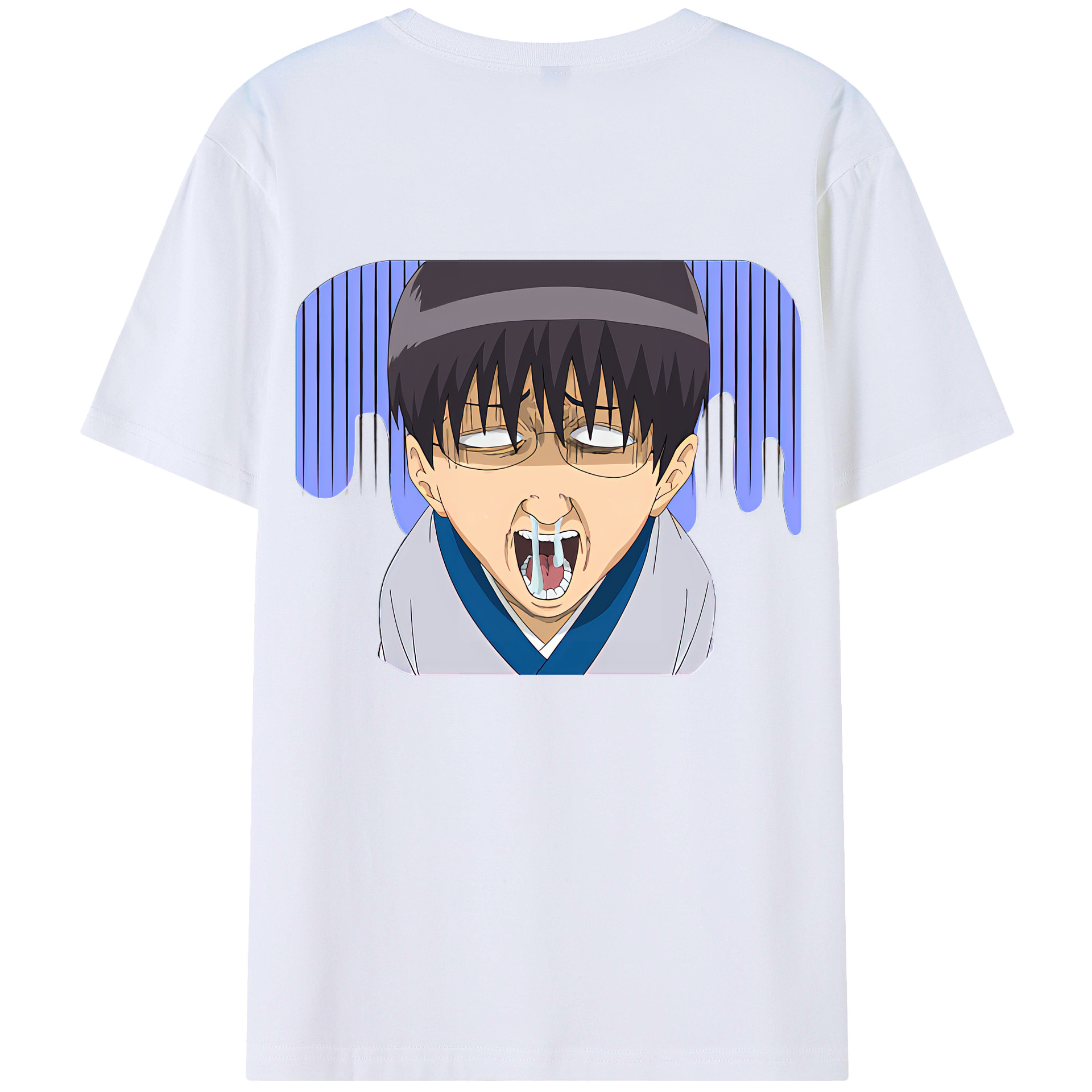 （画像用） ぎんたま 坂田銀時（さかたぎんとき） 神楽 志村新八（しむら しんぱち） GINTAMA Sakata Gintoki Kagura Shimura Shinpachi レディース半袖Tシャツ(バックプリント)