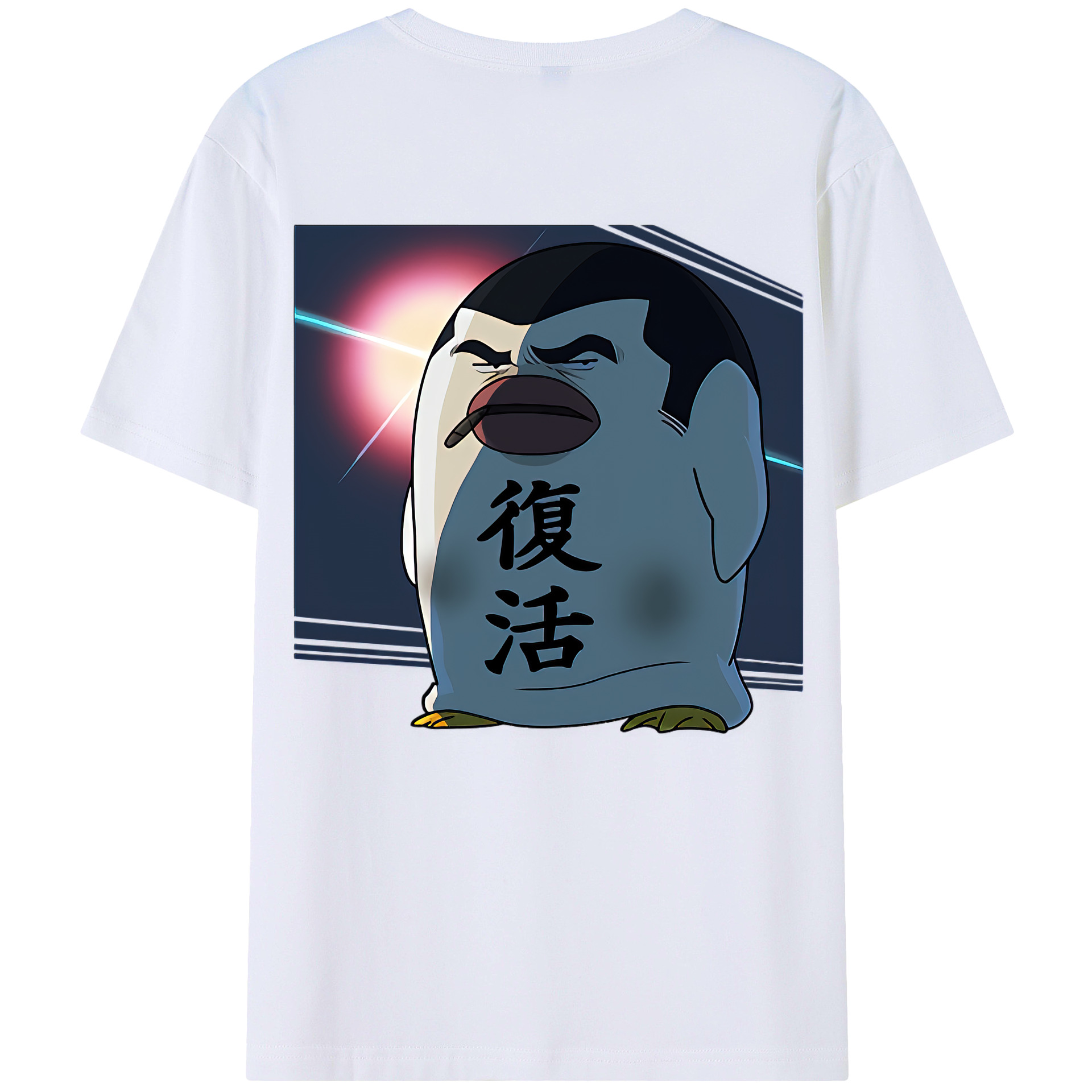 （画像用） ぎんたま 坂田銀時（さかたぎんとき） 神楽 志村新八（しむら しんぱち） GINTAMA Sakata Gintoki Kagura Shimura Shinpachi レディース半袖Tシャツ(バックプリント)