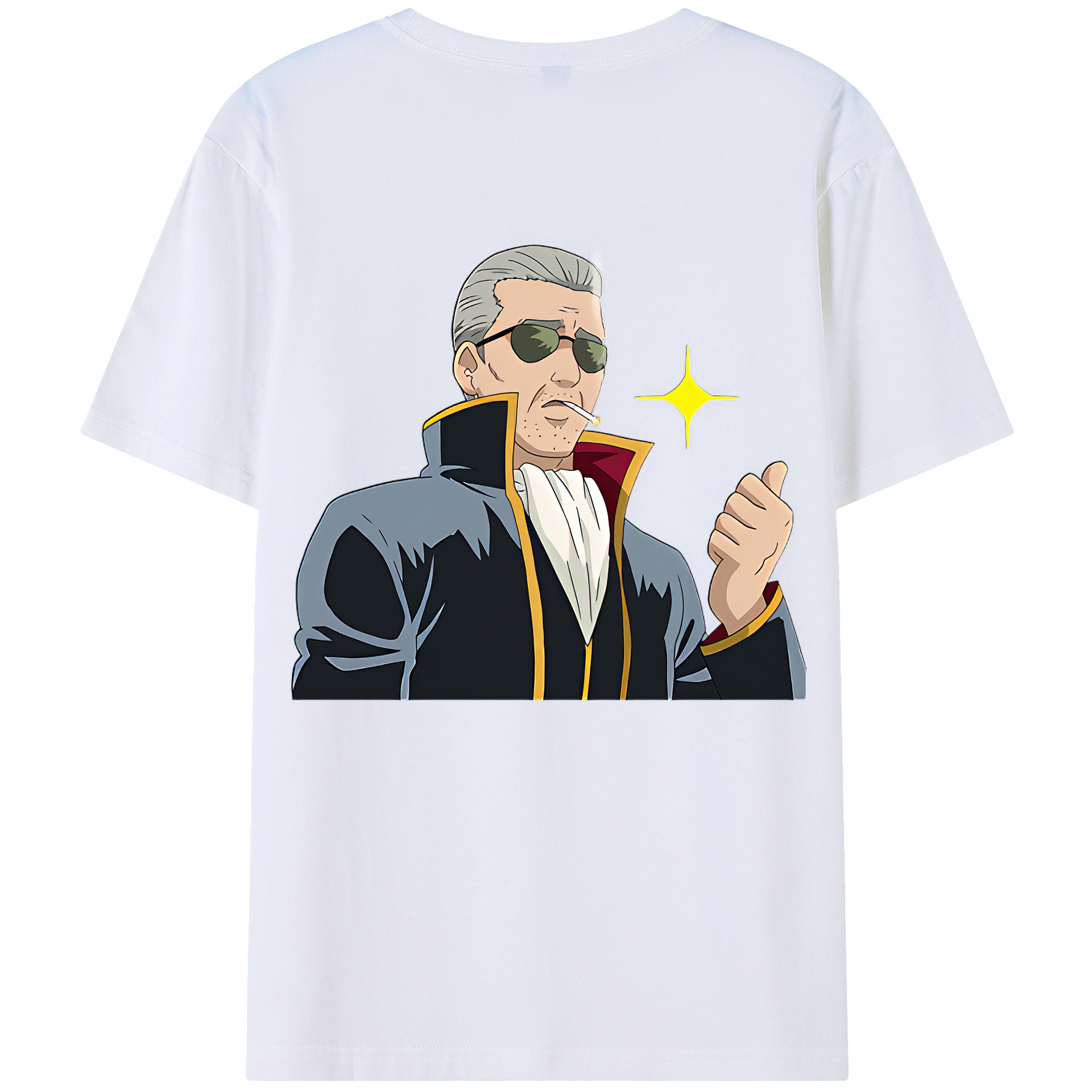 （画像用） ぎんたま 坂田銀時（さかたぎんとき） 神楽 志村新八（しむら しんぱち） GINTAMA Sakata Gintoki Kagura Shimura Shinpachi レディース半袖Tシャツ(バックプリント)