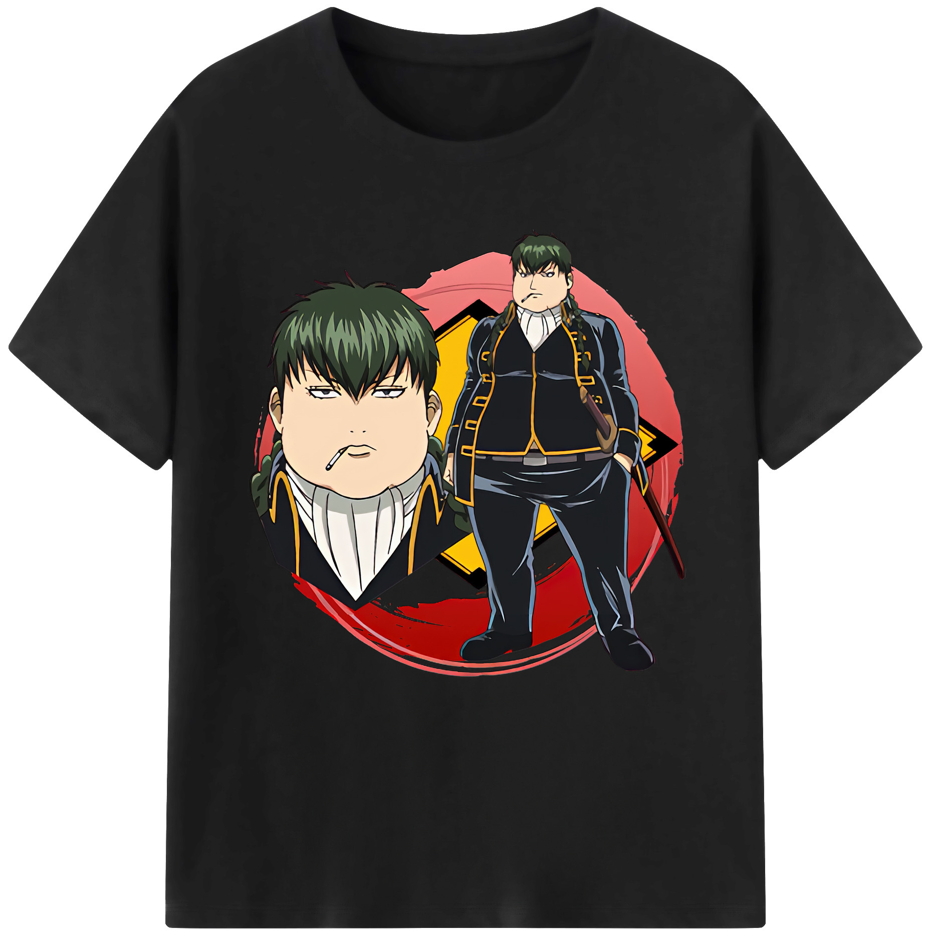 （画像用） ぎんたま 坂田銀時（さかたぎんとき） 神楽 志村新八（しむら しんぱち） GINTAMA Sakata Gintoki Kagura Shimura Shinpachi レディースカジュアルプリントTシャツ（綿100％）