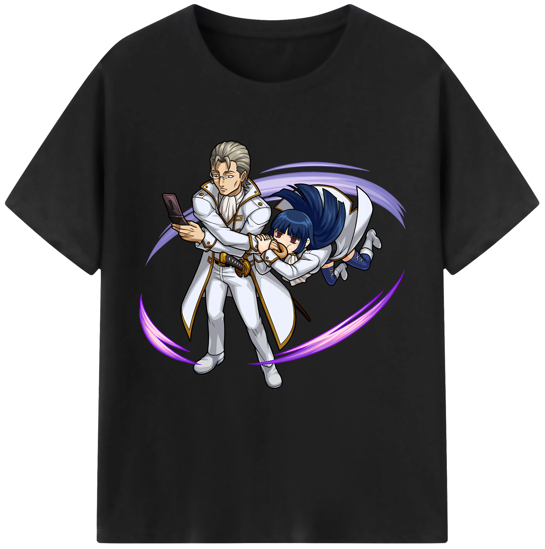 （画像用） ぎんたま 坂田銀時（さかたぎんとき） 神楽 志村新八（しむら しんぱち） GINTAMA Sakata Gintoki Kagura Shimura Shinpachi レディースカジュアルプリントTシャツ（綿100％）