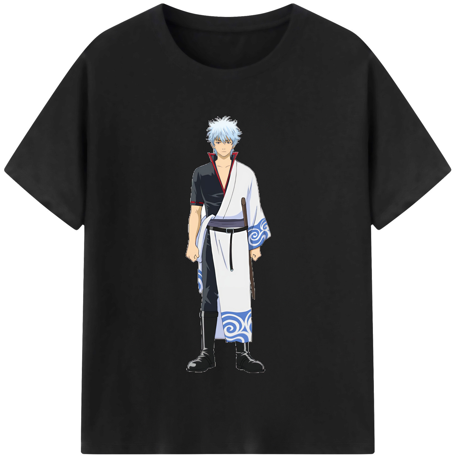 （画像用） ぎんたま 坂田銀時（さかたぎんとき） 神楽 志村新八（しむら しんぱち） GINTAMA Sakata Gintoki Kagura Shimura Shinpachi レディースカジュアルプリントTシャツ（綿100％）