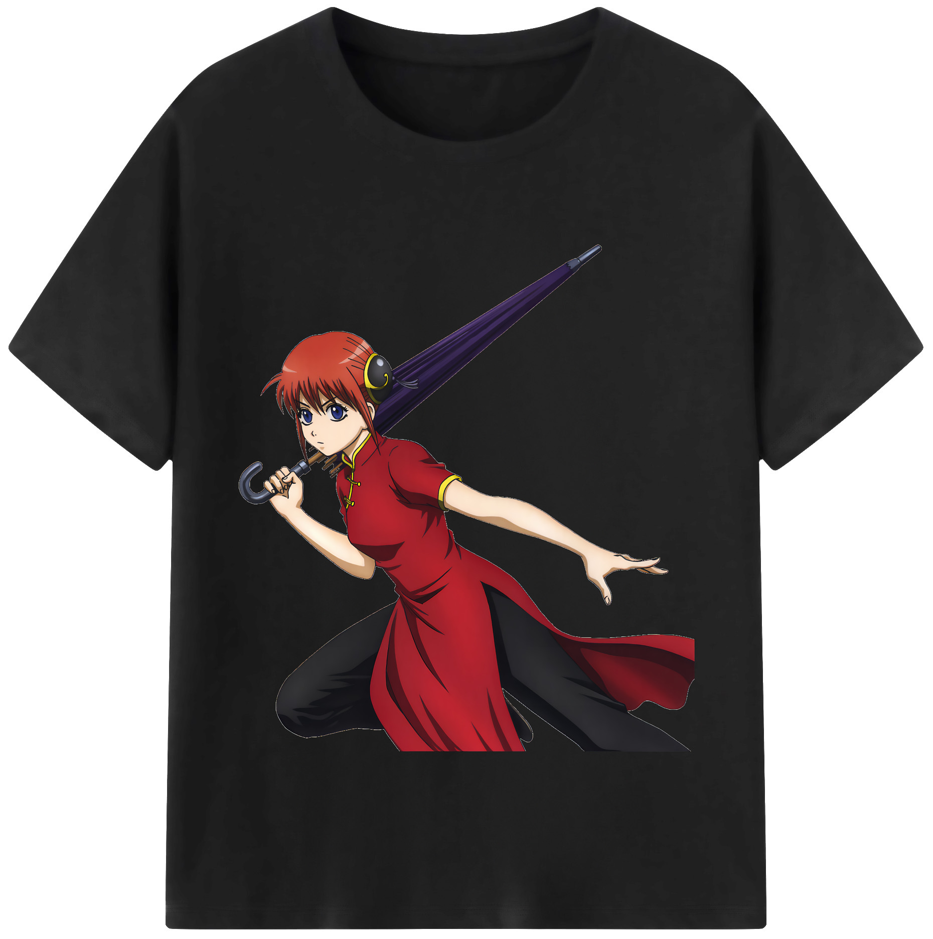 （画像用） ぎんたま 坂田銀時（さかたぎんとき） 神楽 志村新八（しむら しんぱち） GINTAMA Sakata Gintoki Kagura Shimura Shinpachi レディースカジュアルプリントTシャツ（綿100％）
