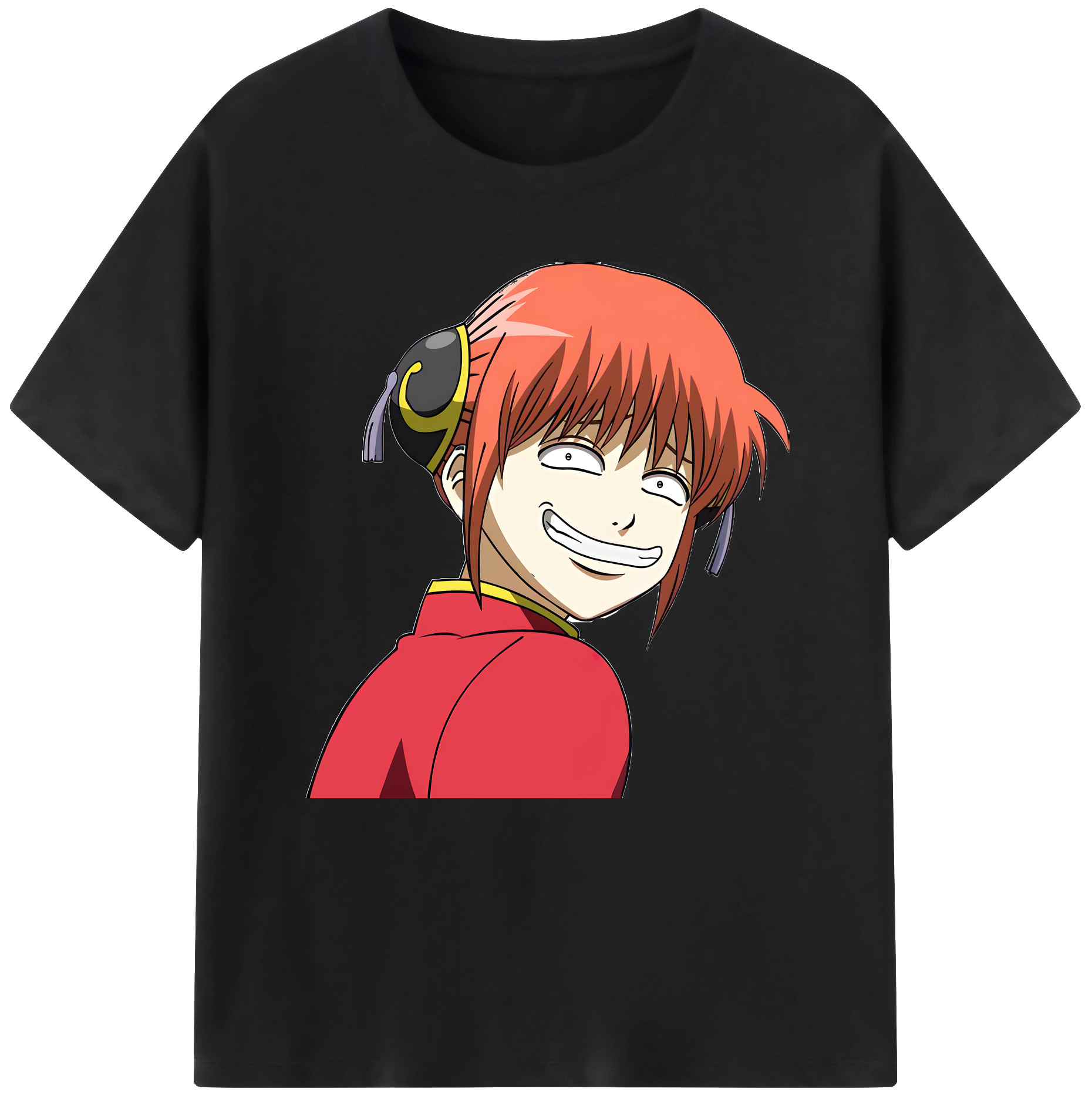 （画像用） ぎんたま 坂田銀時（さかたぎんとき） 神楽 志村新八（しむら しんぱち） GINTAMA Sakata Gintoki Kagura Shimura Shinpachi レディースカジュアルプリントTシャツ（綿100％）