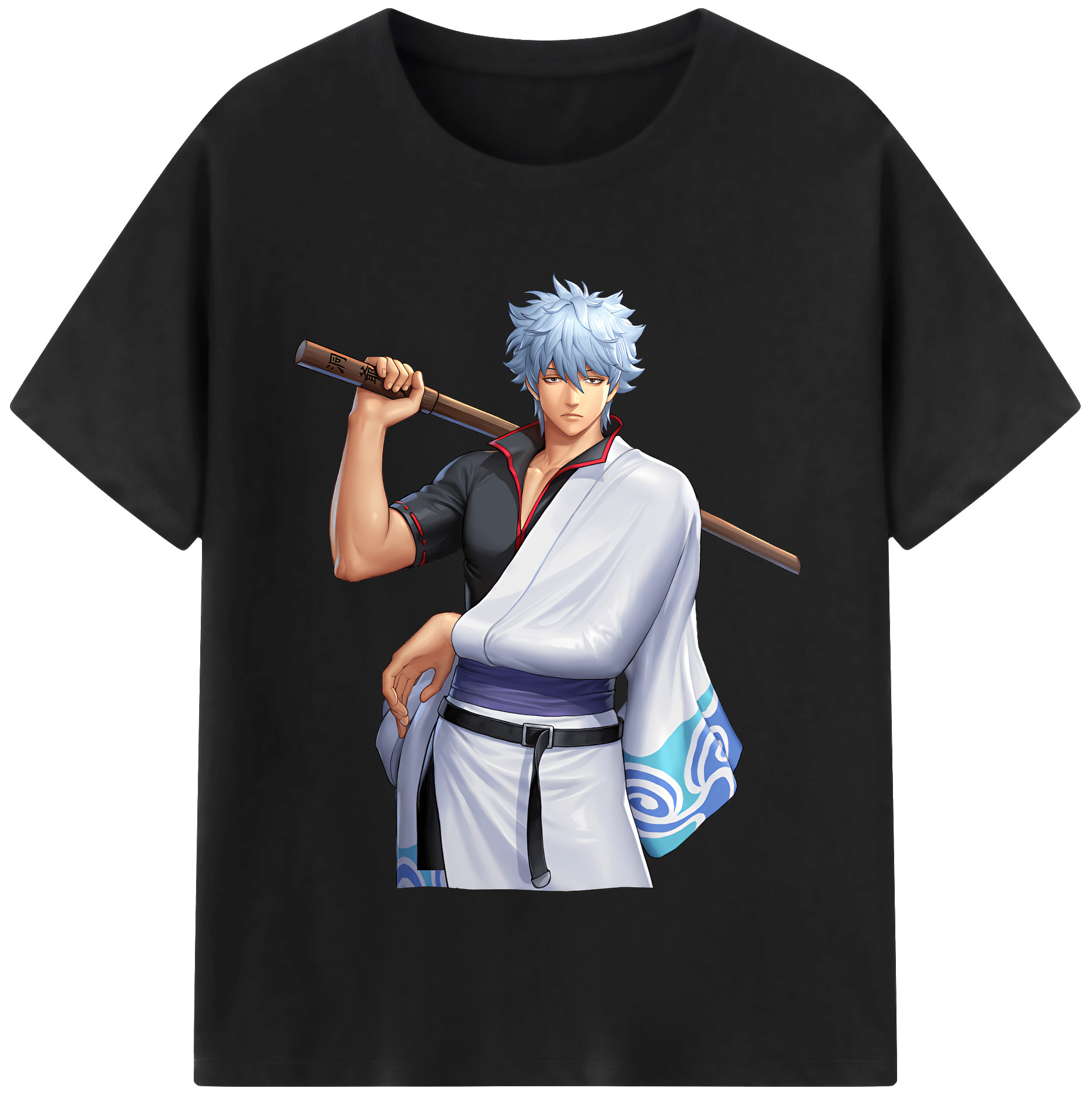 （画像用） ぎんたま 坂田銀時（さかたぎんとき） 神楽 志村新八（しむら しんぱち） GINTAMA Sakata Gintoki Kagura Shimura Shinpachi レディースカジュアルプリントTシャツ（綿100％）