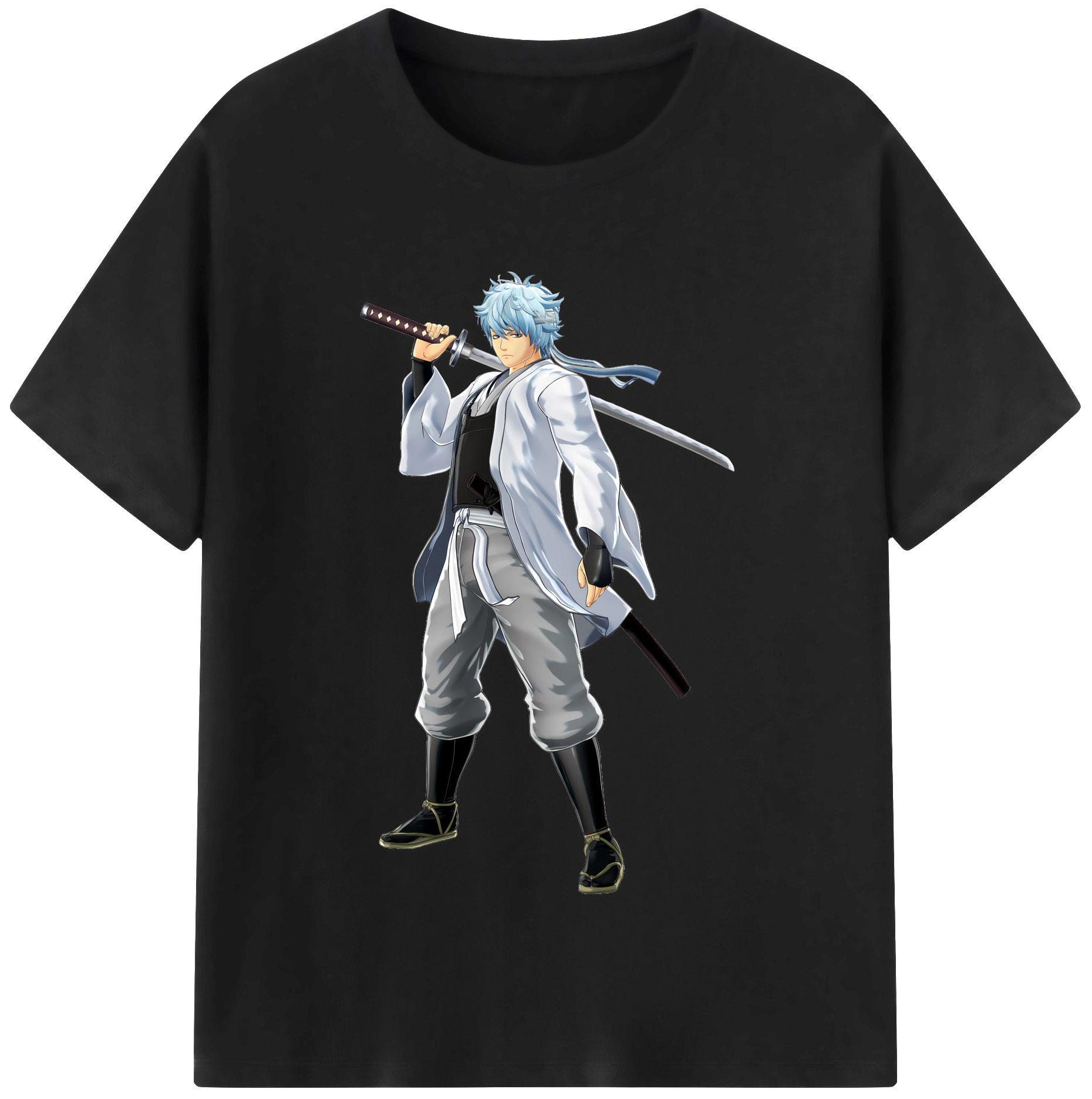 （画像用） ぎんたま 坂田銀時（さかたぎんとき） 神楽 志村新八（しむら しんぱち） GINTAMA Sakata Gintoki Kagura Shimura Shinpachi レディースカジュアルプリントTシャツ（綿100％）