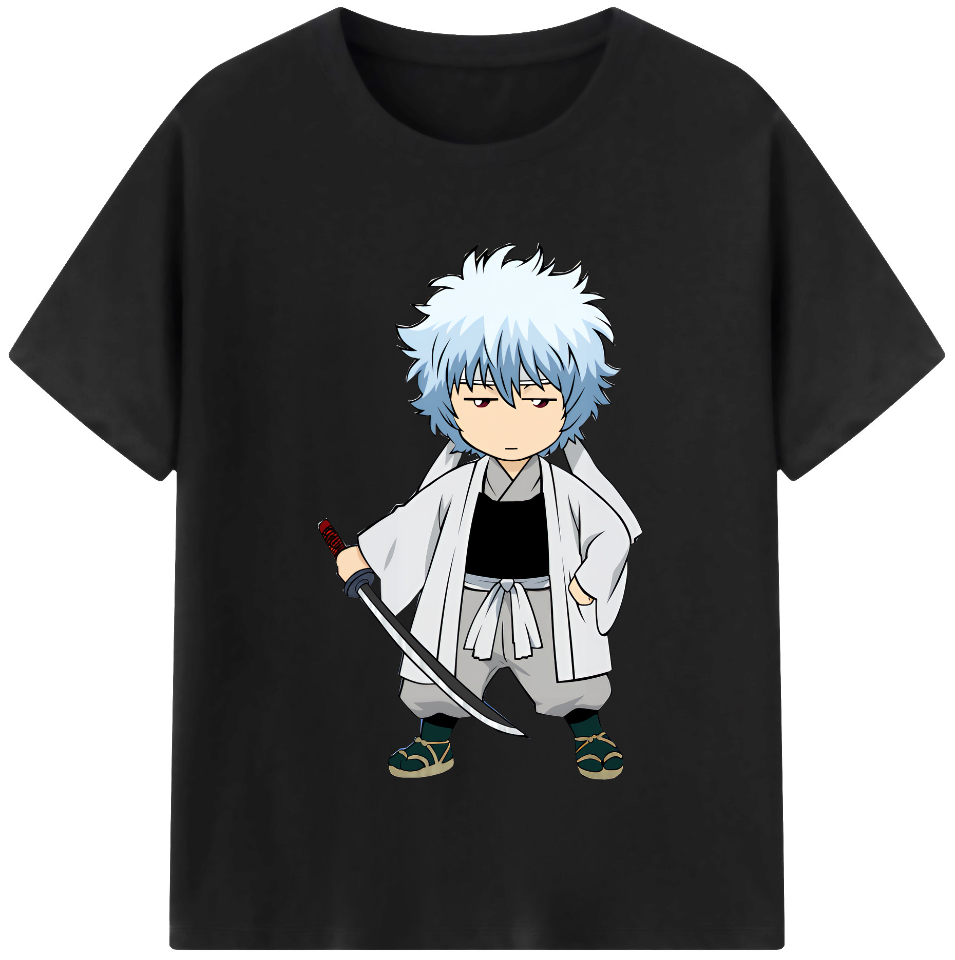 （画像用） ぎんたま 坂田銀時（さかたぎんとき） 神楽 志村新八（しむら しんぱち） GINTAMA Sakata Gintoki Kagura Shimura Shinpachi レディースカジュアルプリントTシャツ（綿100％）