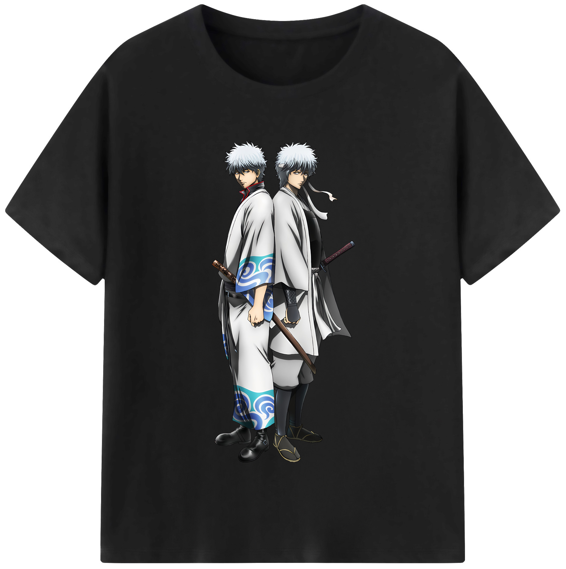 （画像用） ぎんたま 坂田銀時（さかたぎんとき） 神楽 志村新八（しむら しんぱち） GINTAMA Sakata Gintoki Kagura Shimura Shinpachi レディースカジュアルプリントTシャツ（綿100％）