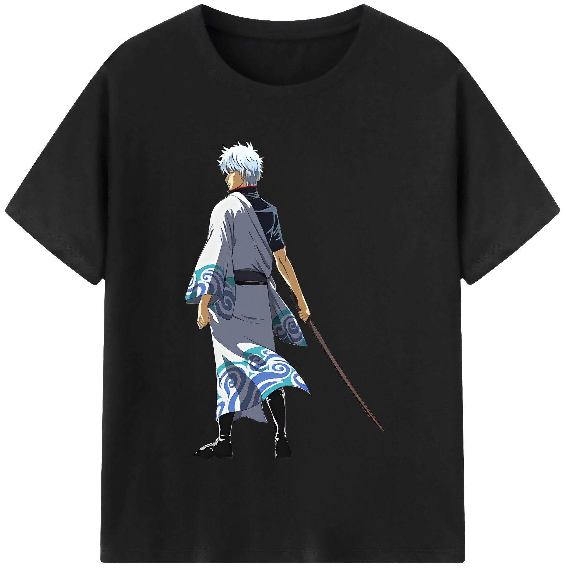 （画像用） ぎんたま 坂田銀時（さかたぎんとき） 神楽 志村新八（しむら しんぱち） GINTAMA Sakata Gintoki Kagura Shimura Shinpachi レディースカジュアルプリントTシャツ（綿100％）